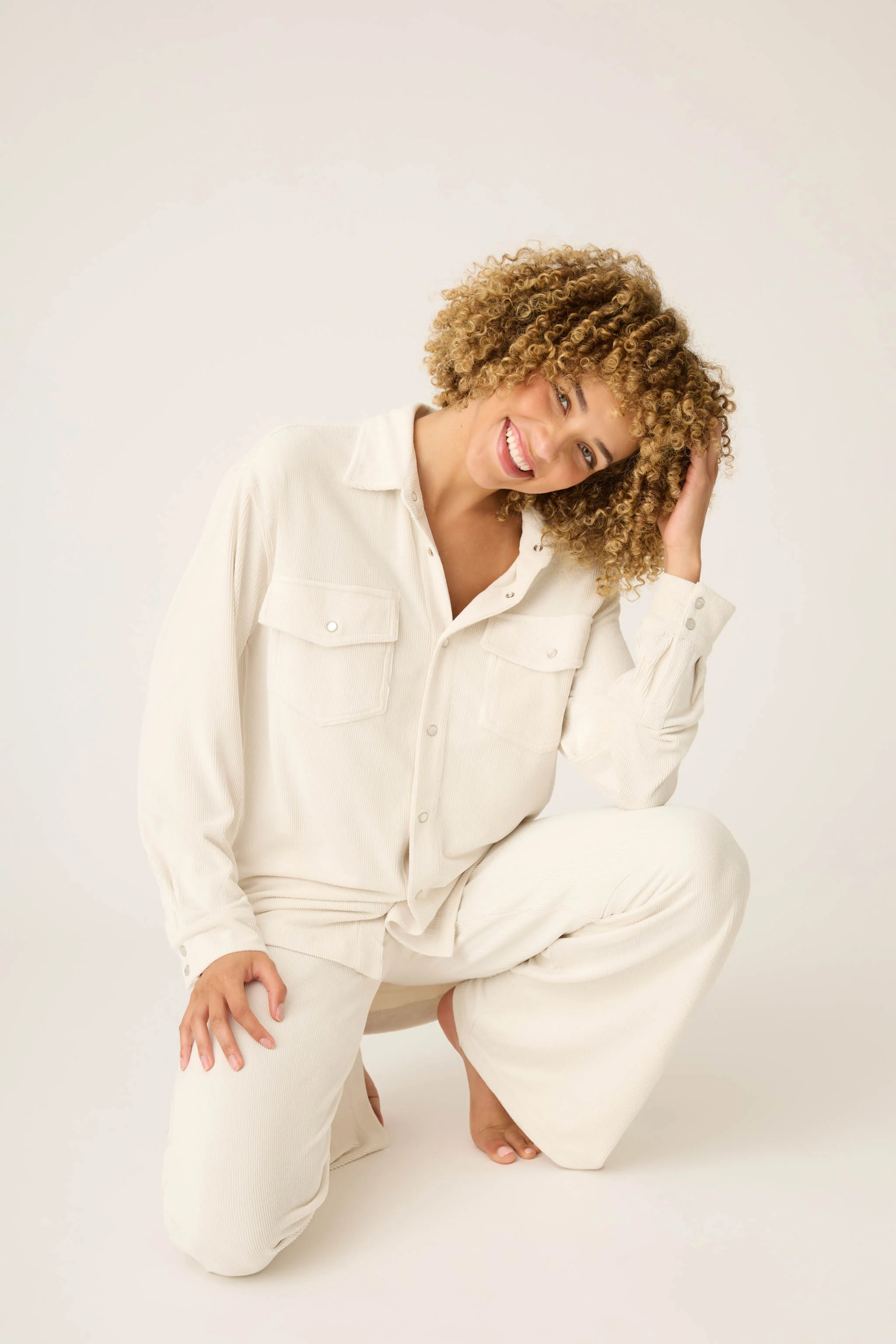 Craving Corduroy Velour Lounge Set - Image 3