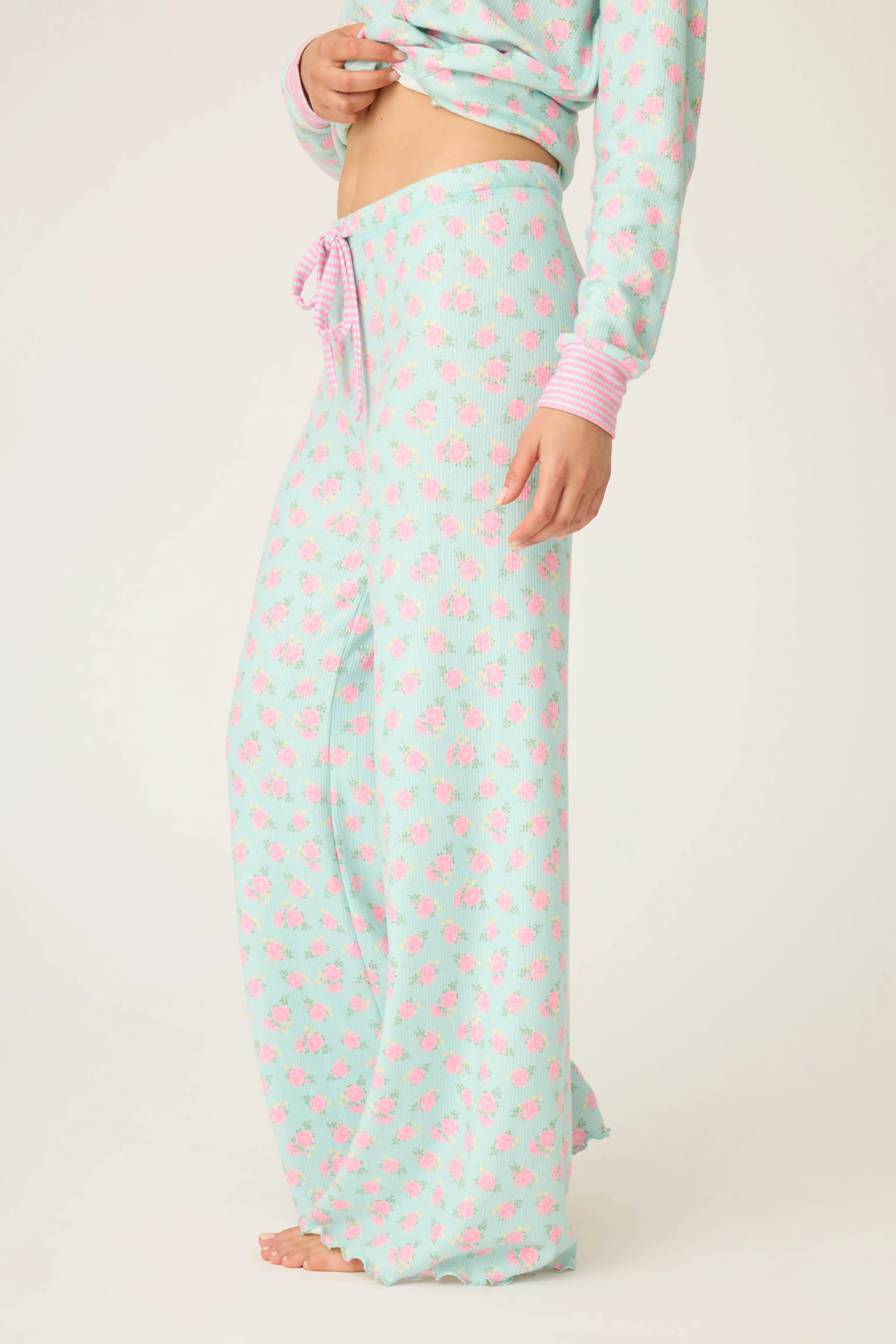 Secret Garden Floral Open Leg Pant - Image 2