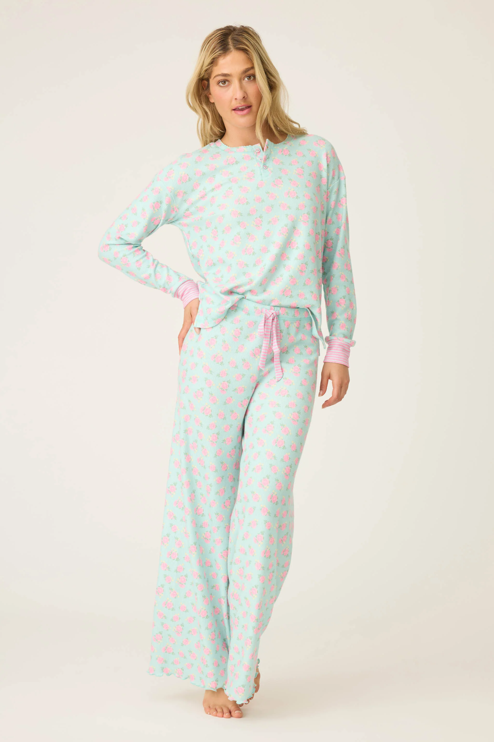 Secret Garden Floral Open Leg Pant - Image 4