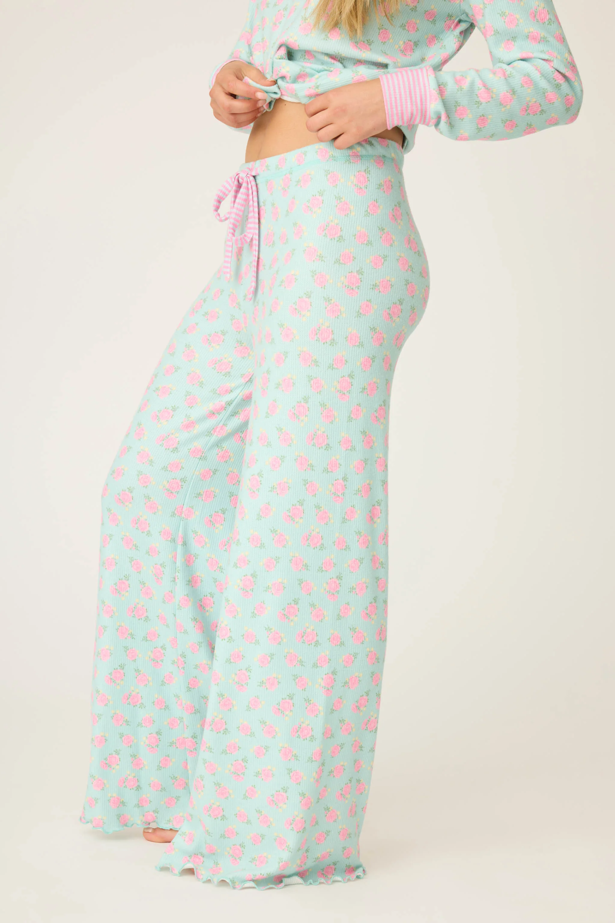 Secret Garden Floral Open Leg Pant - Image 5