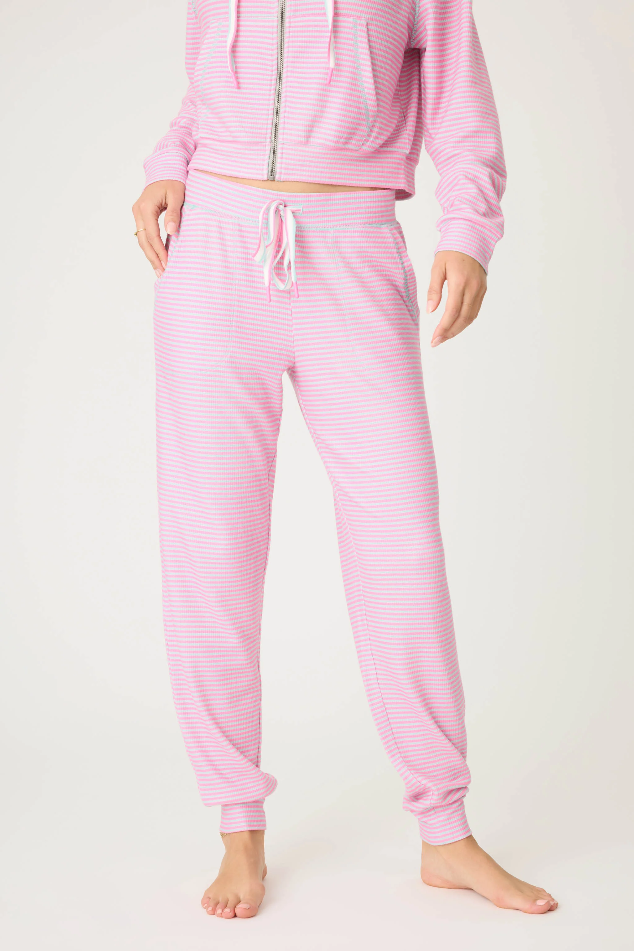 Secret Garden Striped Banded Pant