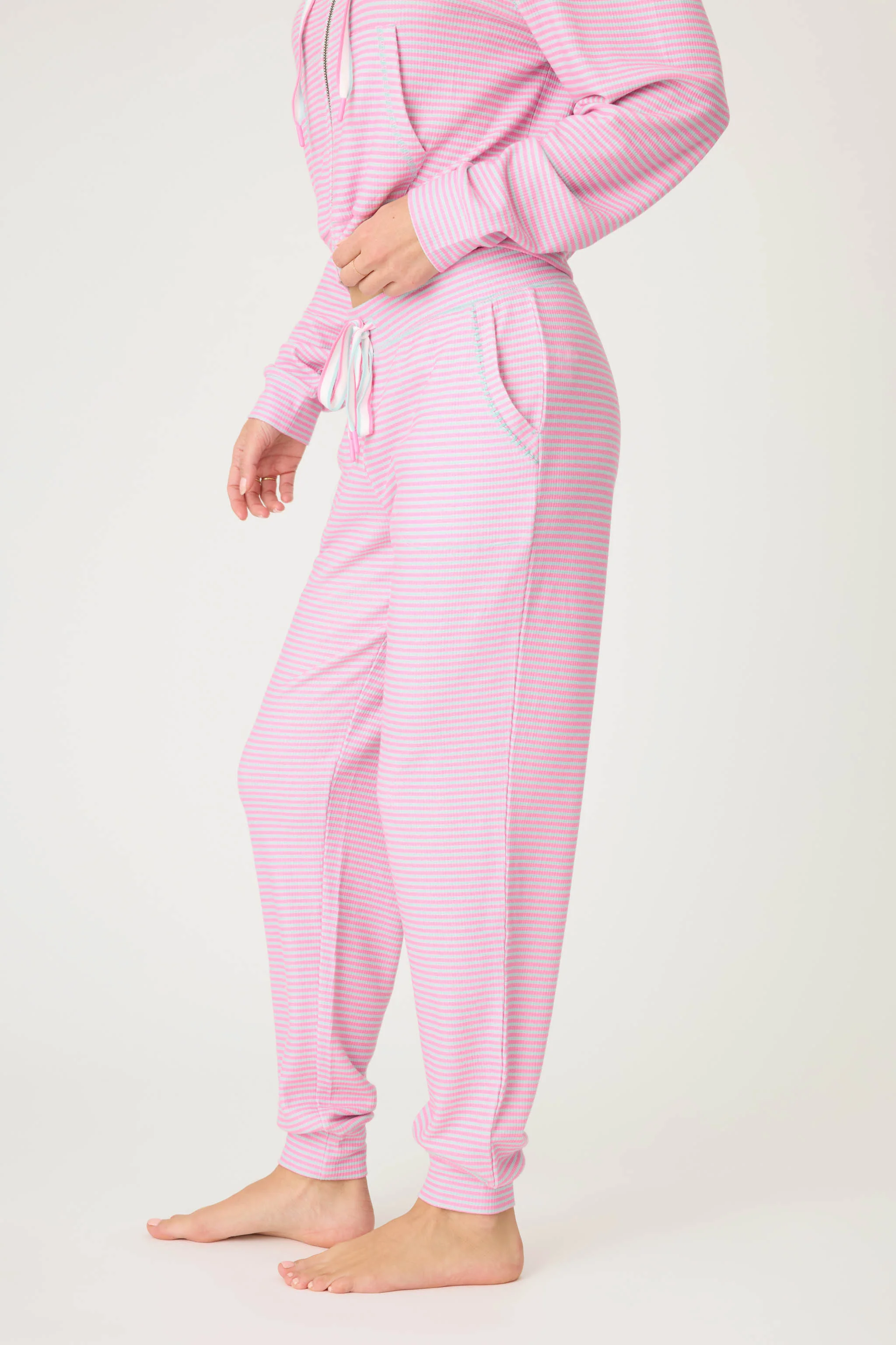 Secret Garden Striped Banded Pant - Image 2