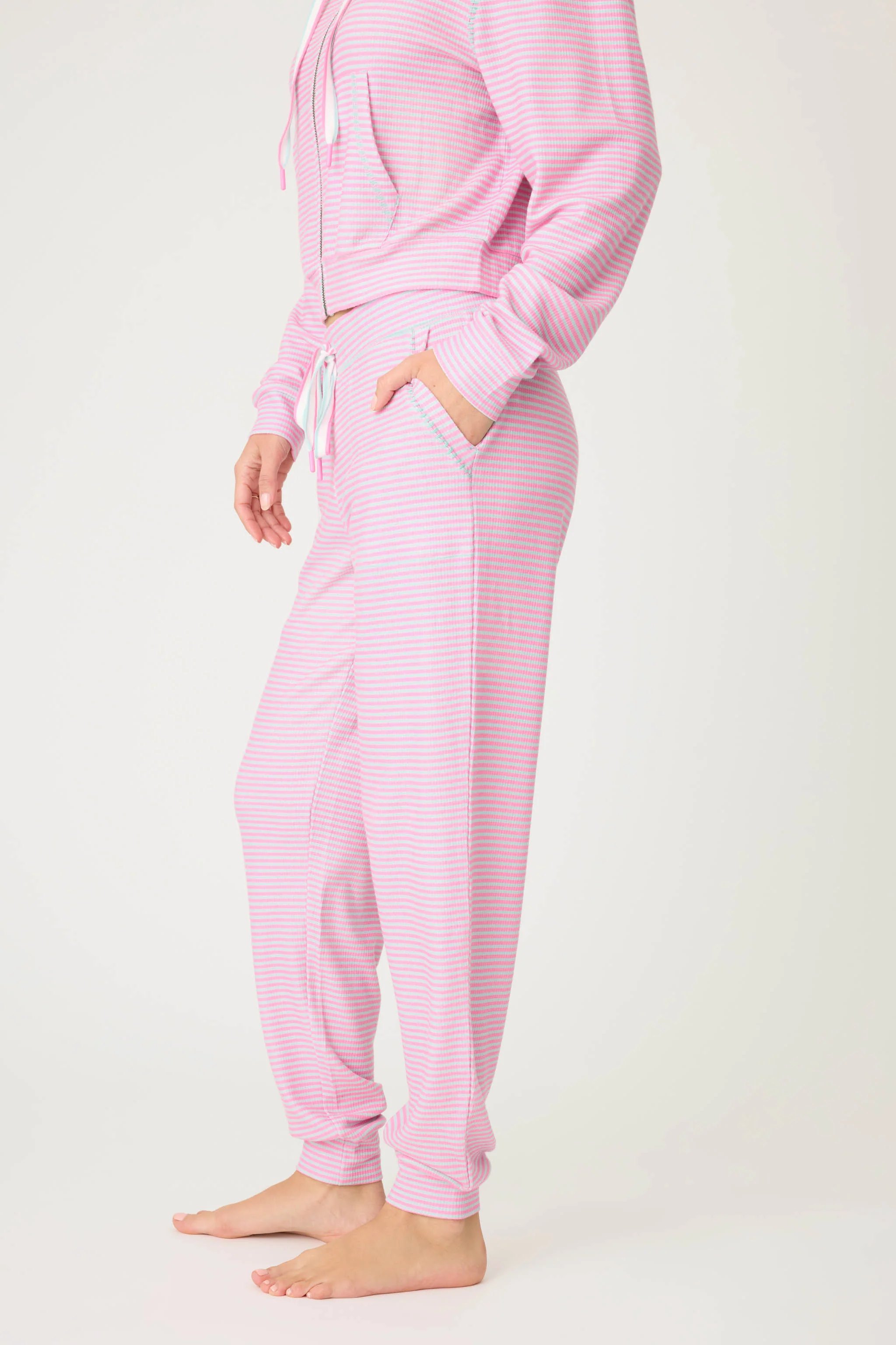 Secret Garden Striped Banded Pant - Image 5