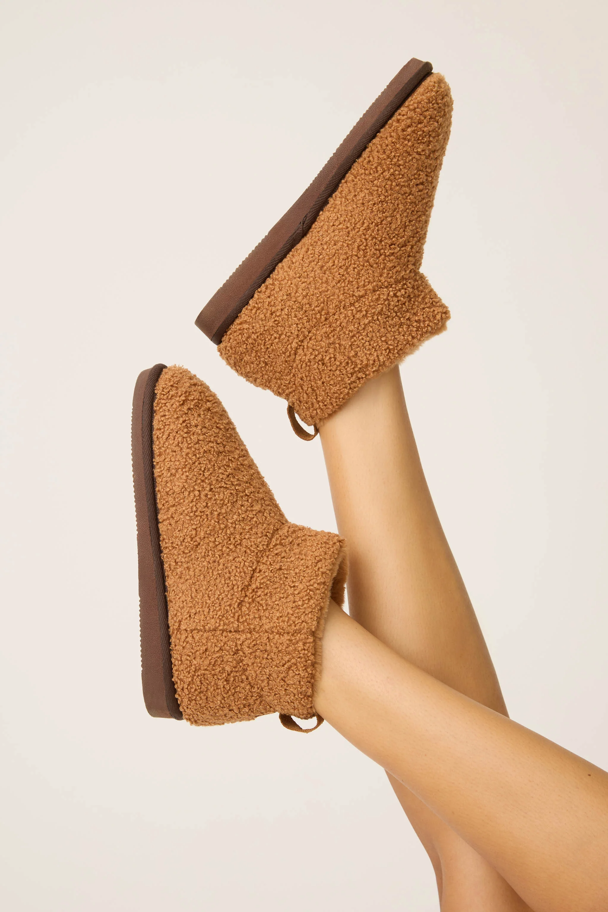 Teddy Bear Sherpa Booties - Image 2