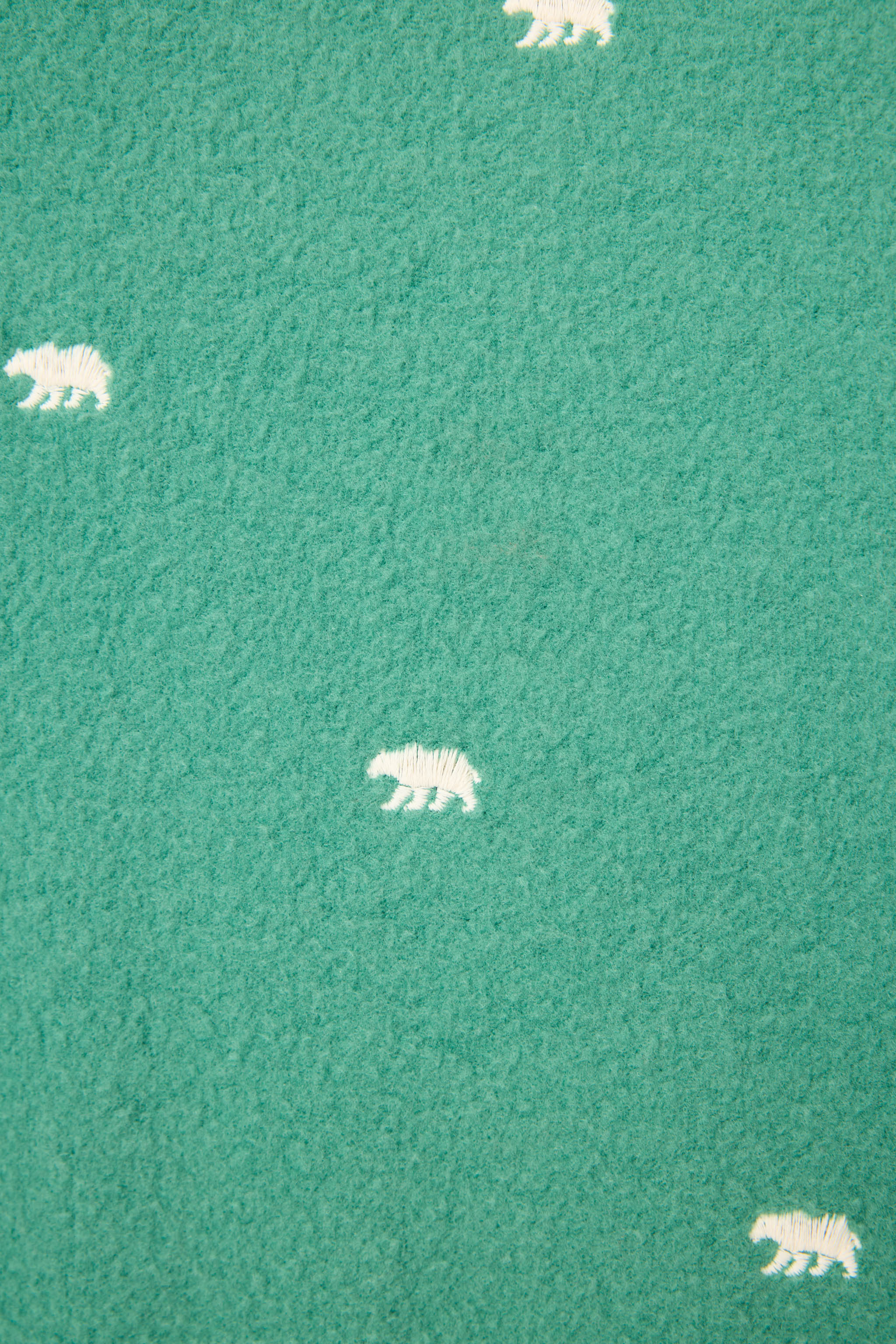 The Outsider Embroidered Bear Fleece Sweatshirt - Image 2