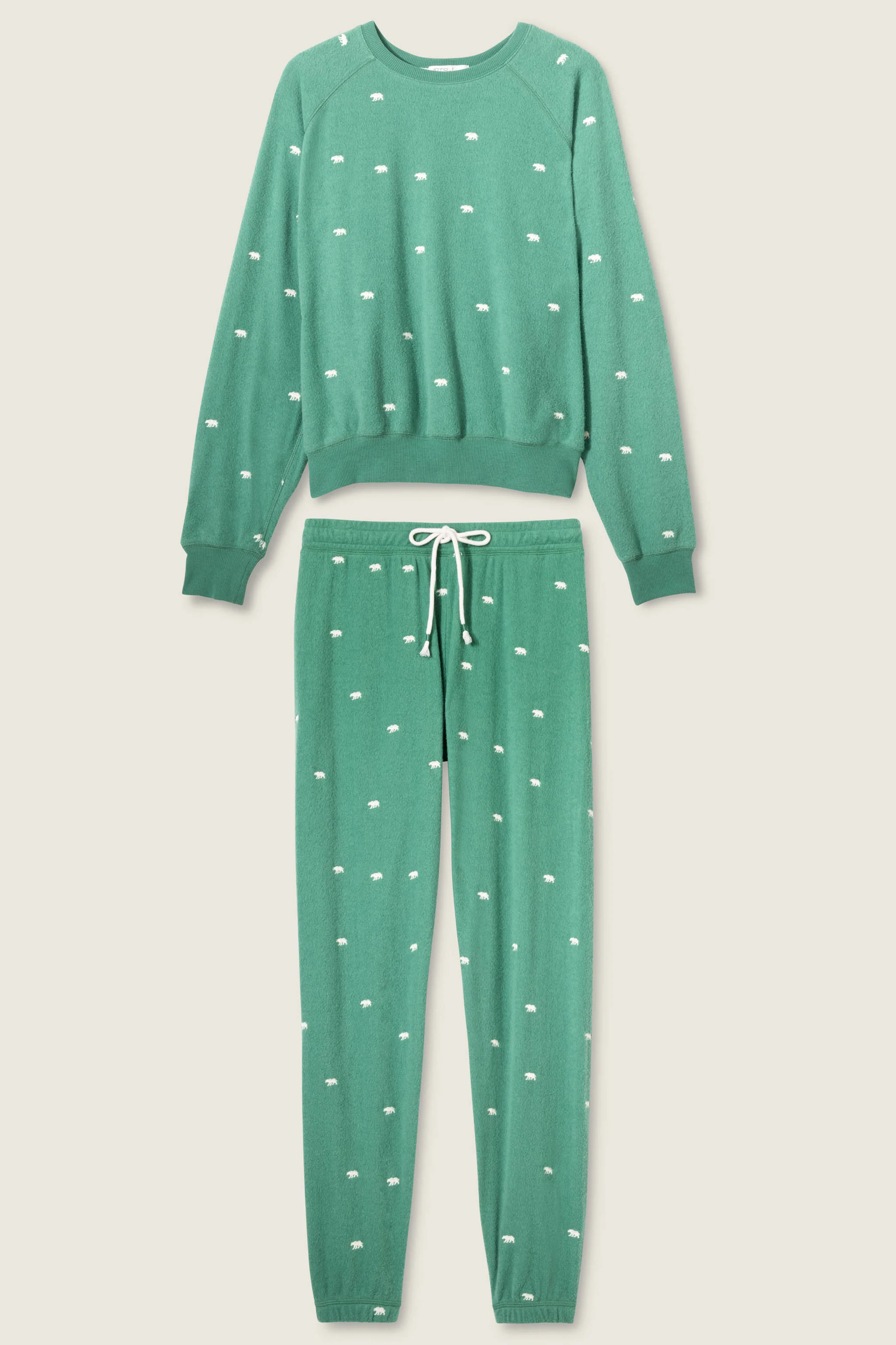 The Outsider Embroidered Bear Fleece Lounge Set - Image 7