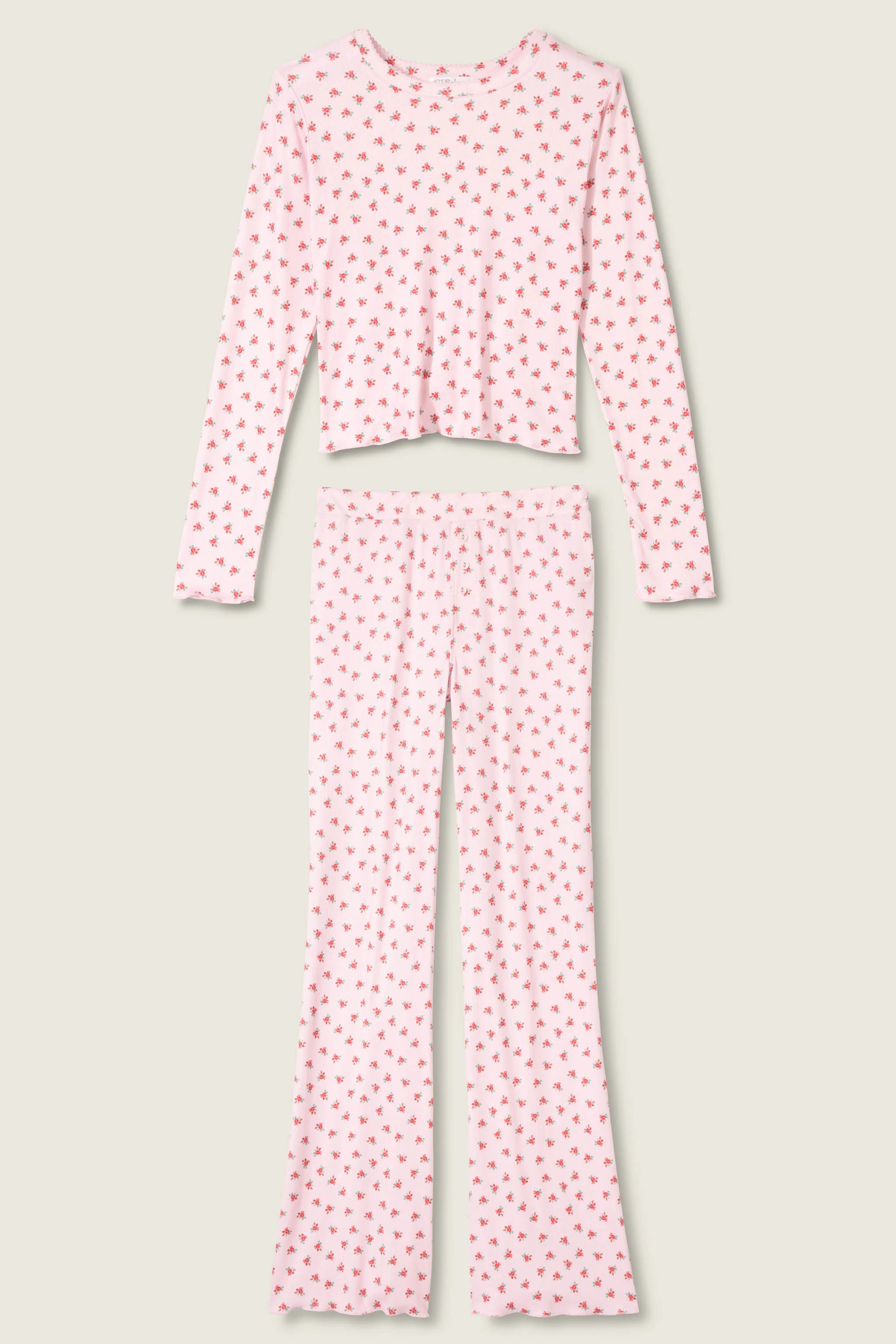 Crazy For The Holidays Ditsy Floral Print Pants Set - Image 6