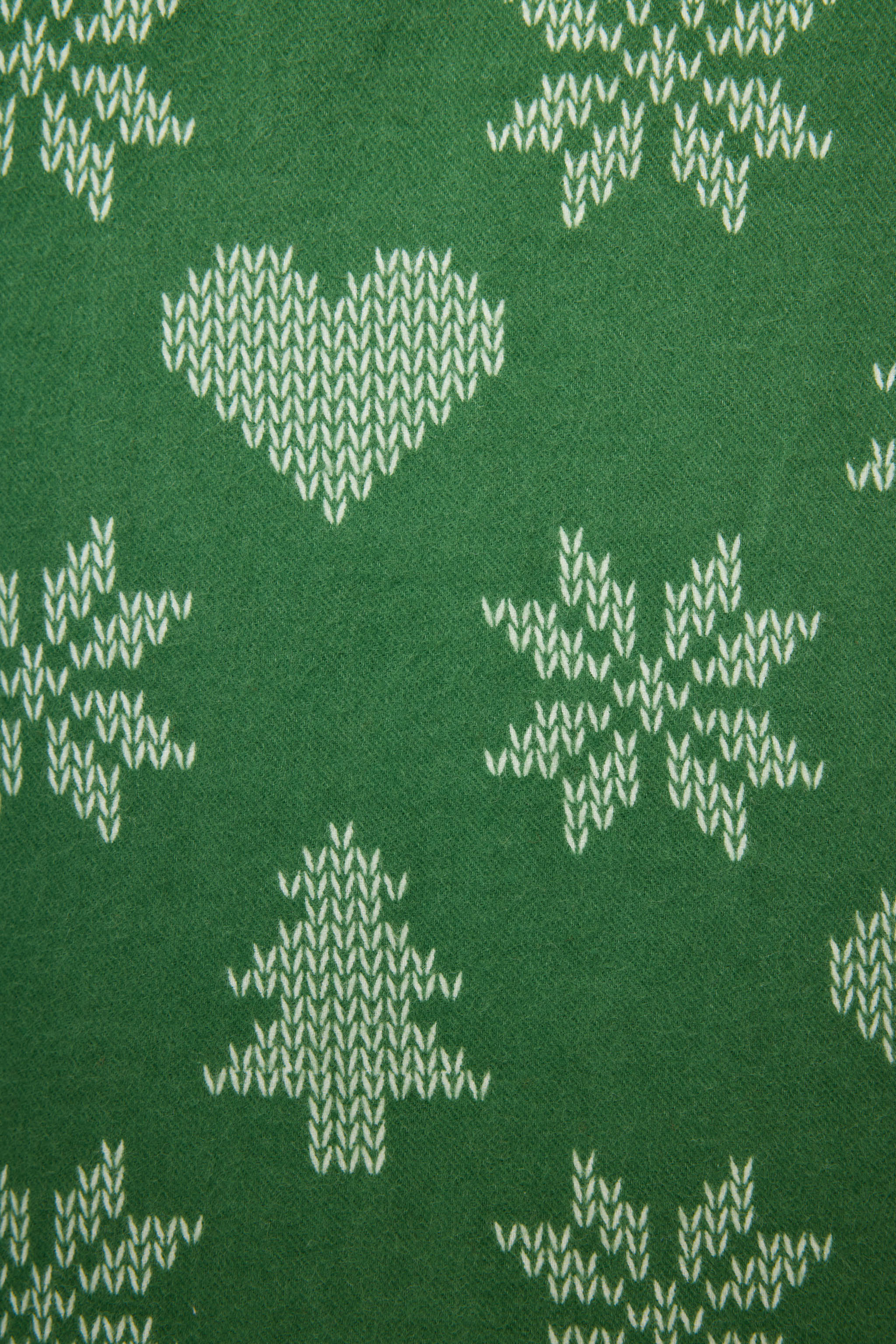 4-Piece Tree & Heart Print Flannel Gift Set - Image 2
