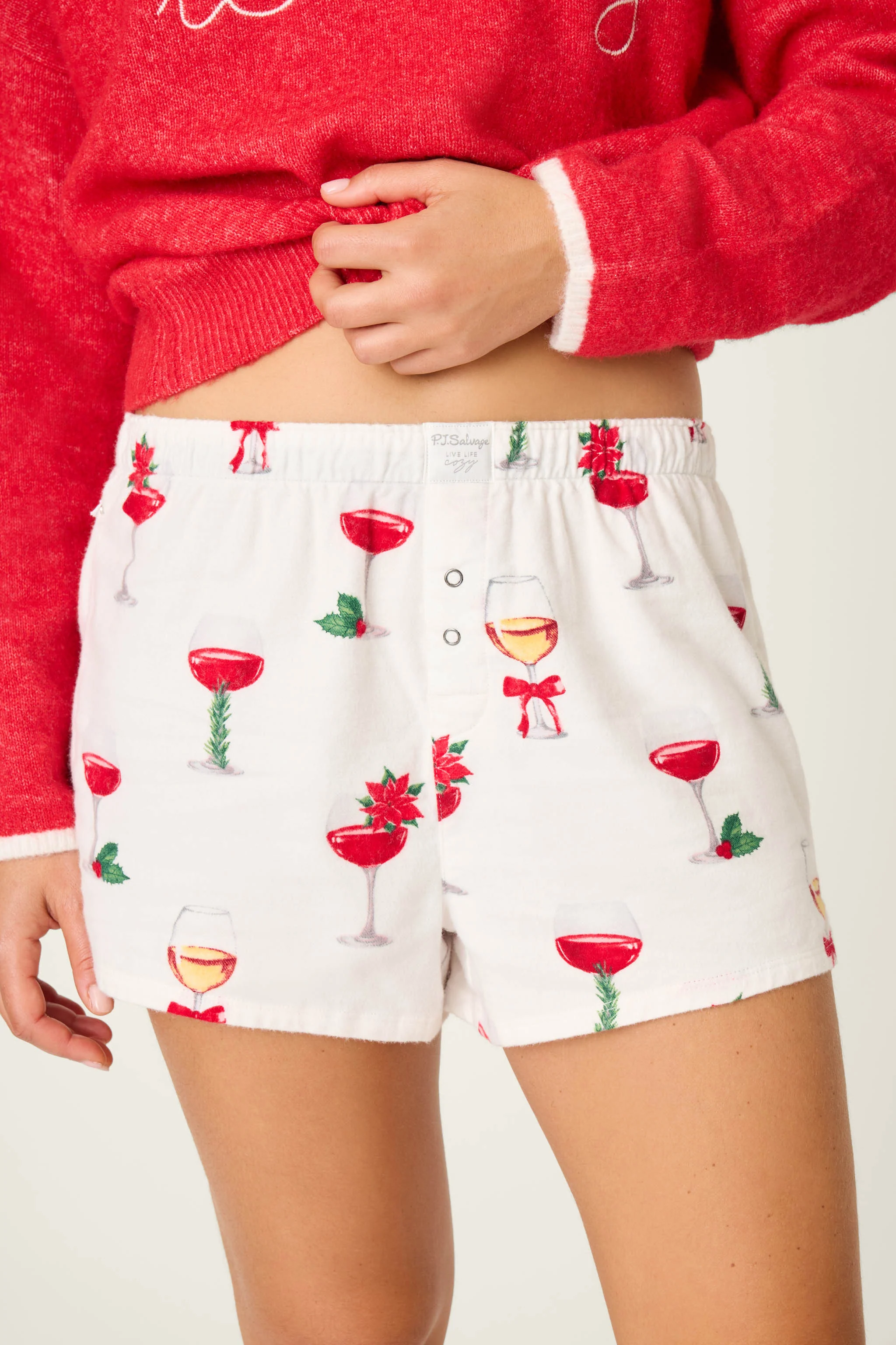 Let's Get Toasty Flannel Shorts - Image 6