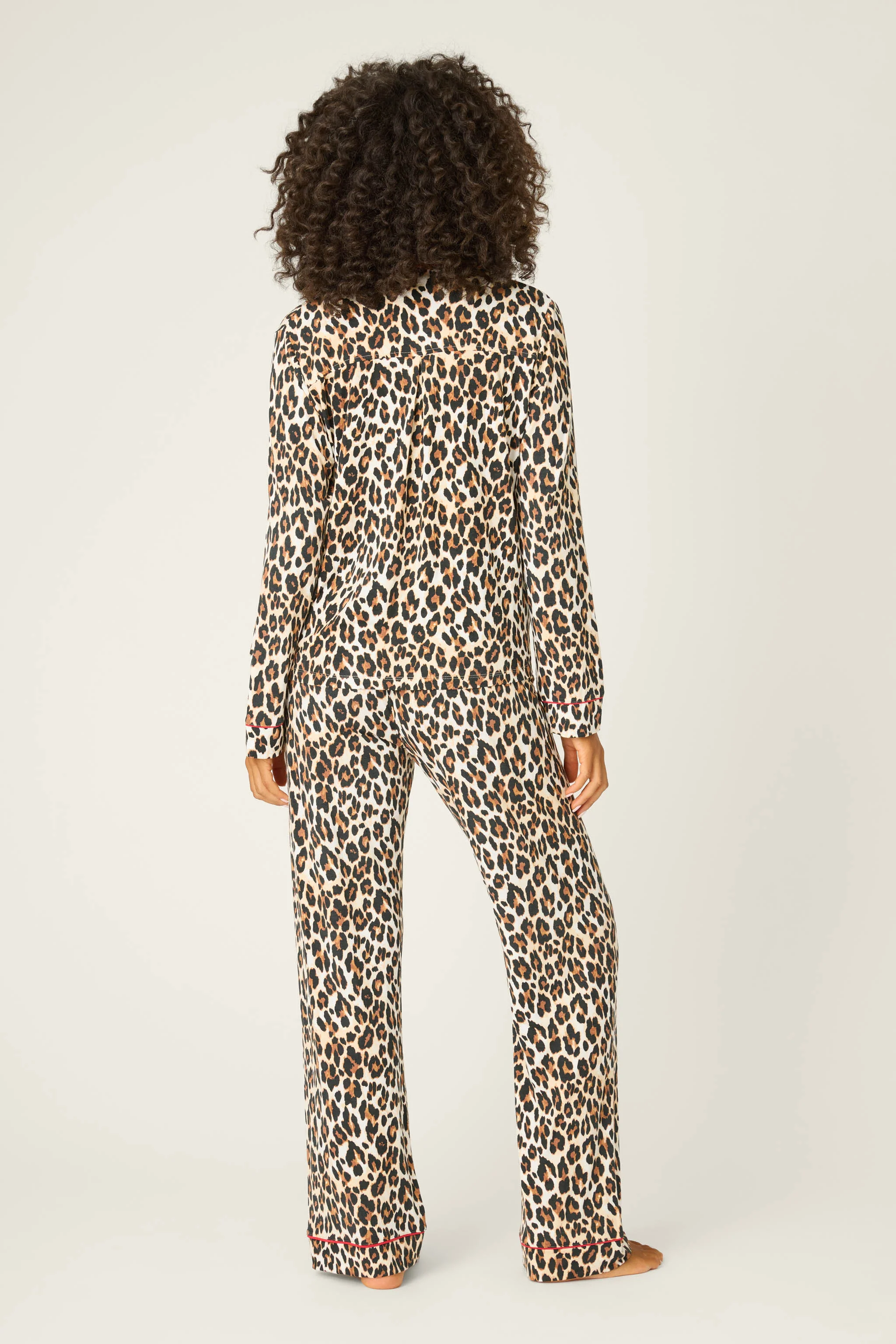 Holiday Dreams Leopard Print Pants Set - Image 4