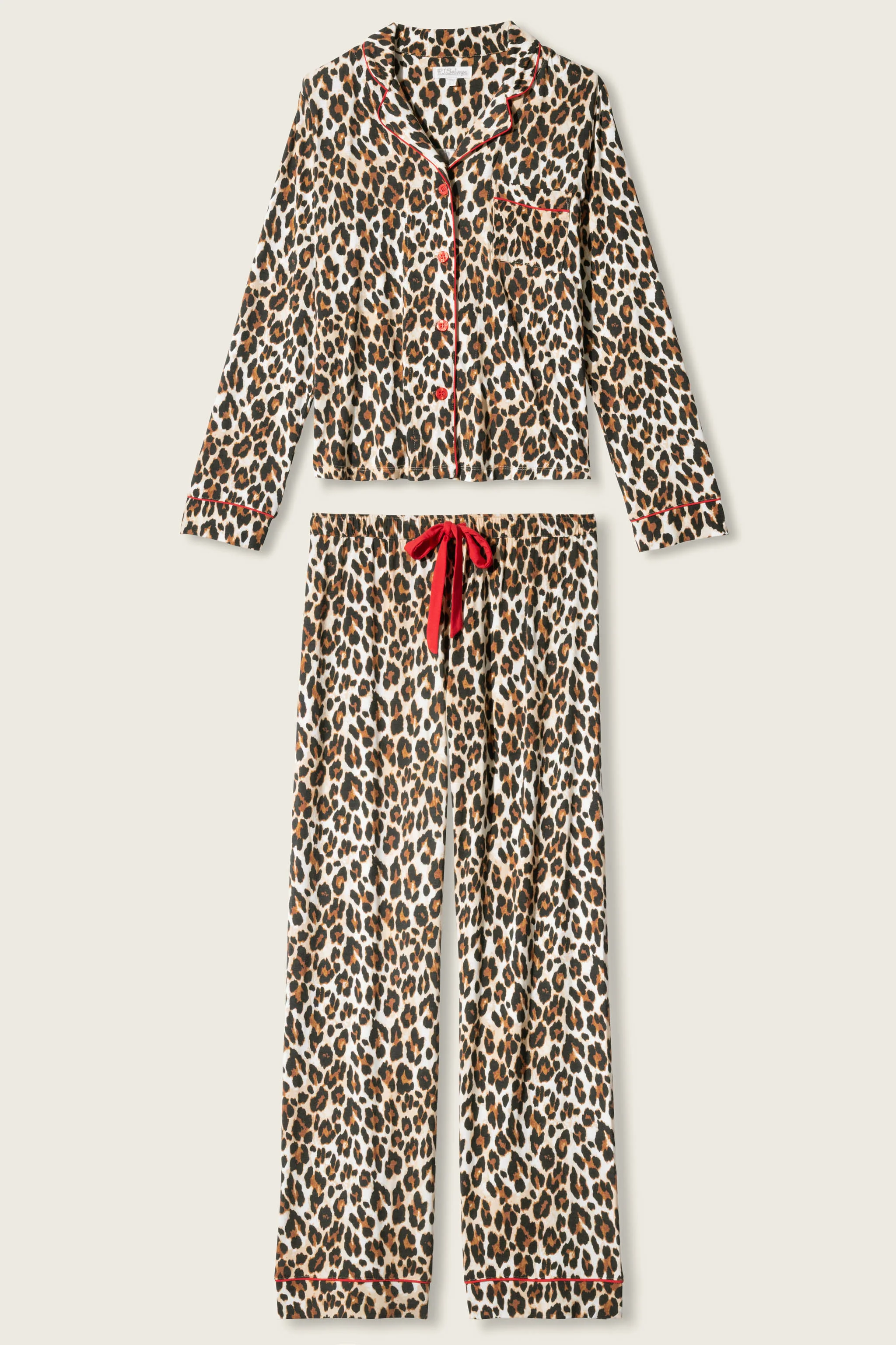 Holiday Dreams Leopard Print Pants Set - Image 6