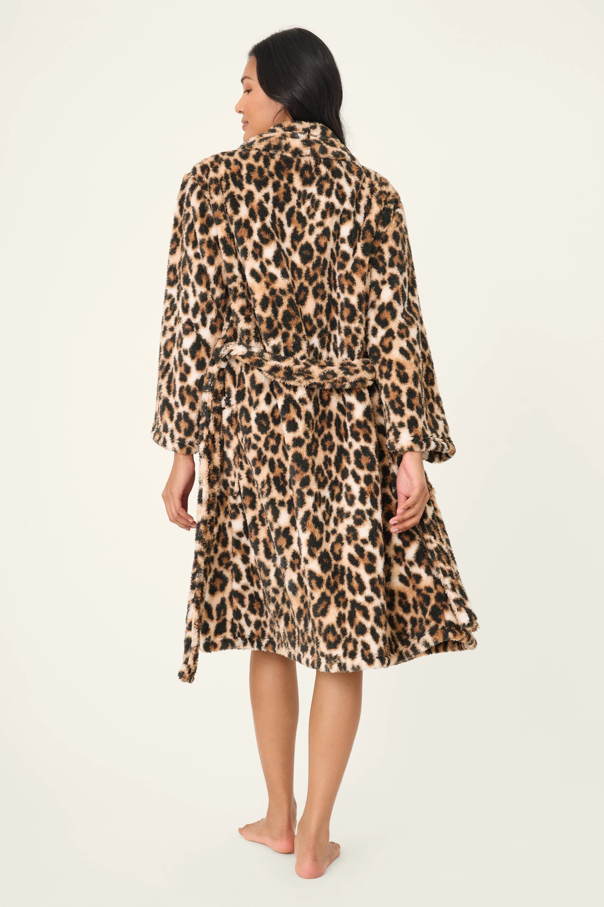 Holiday Dreams Leopard Print Robe - Image 4