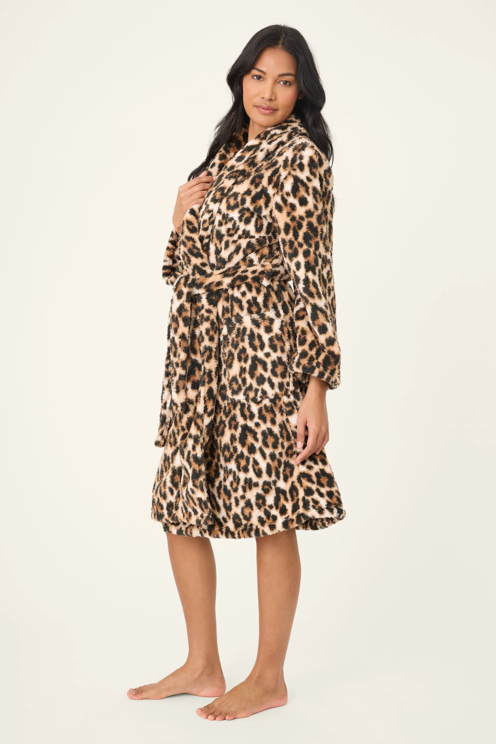 Holiday Dreams Leopard Print Robe - Image 6