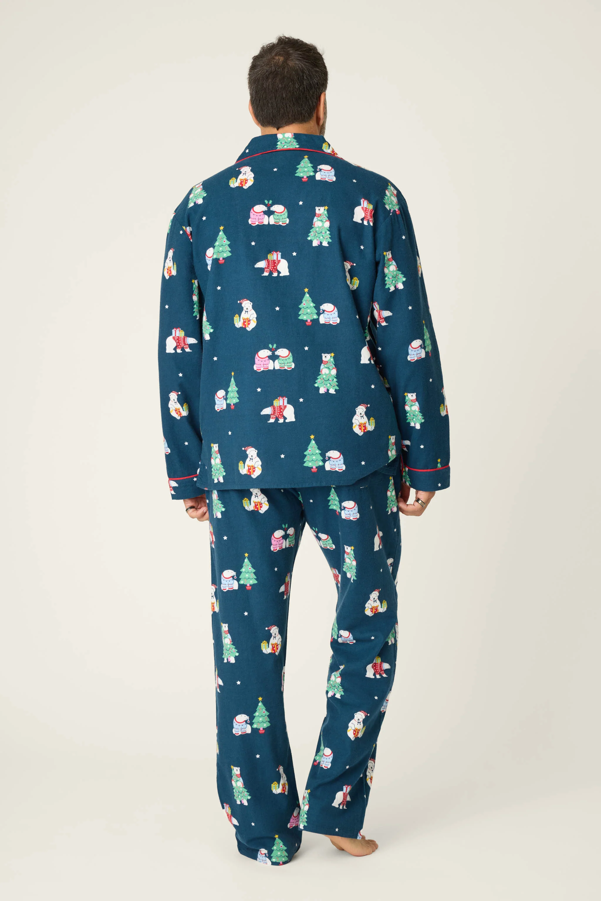 Bearly Awake Mens Flannel PJ Set - Image 4