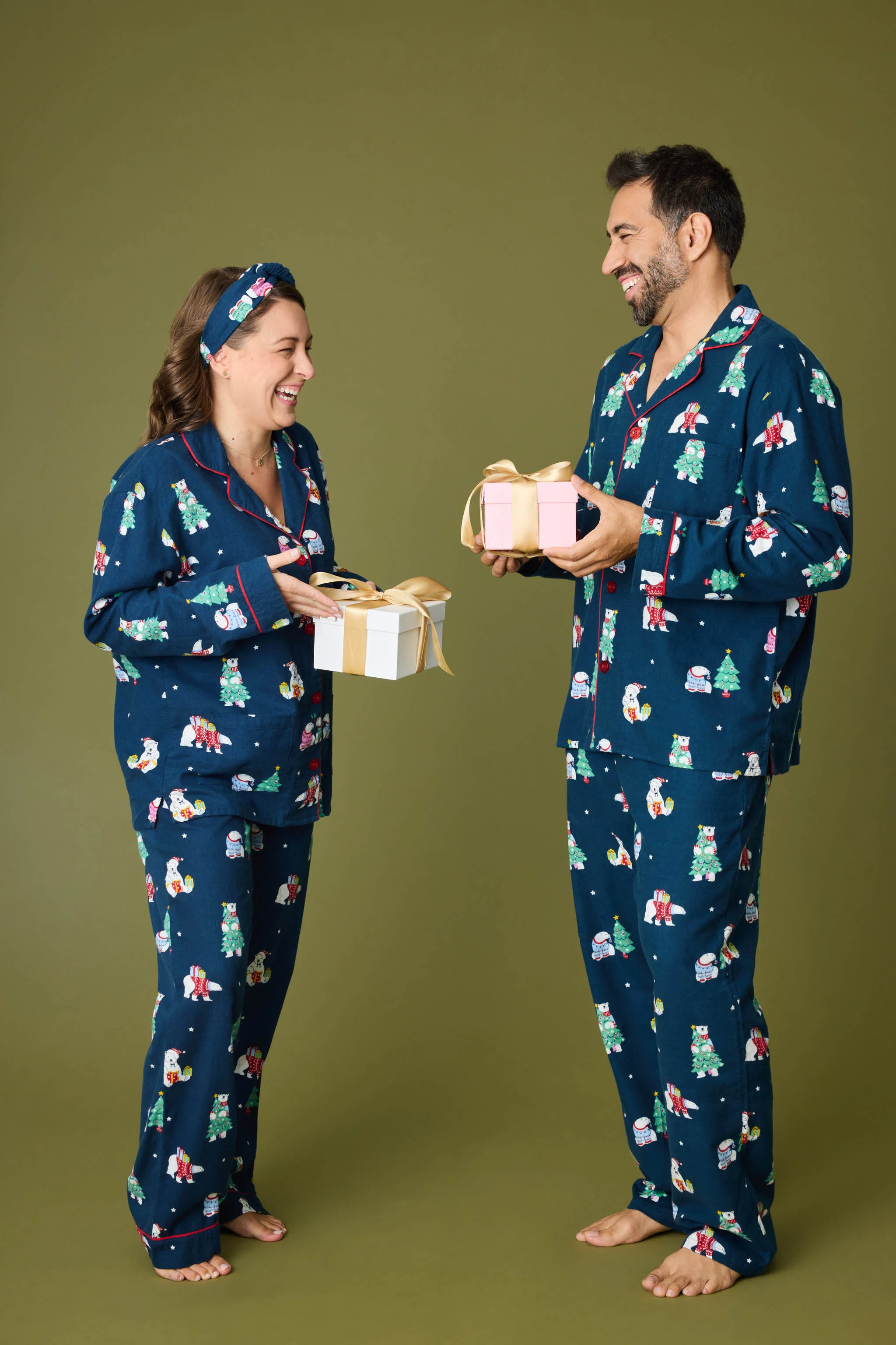 Bearly Awake Mens Flannel PJ Set - Image 5