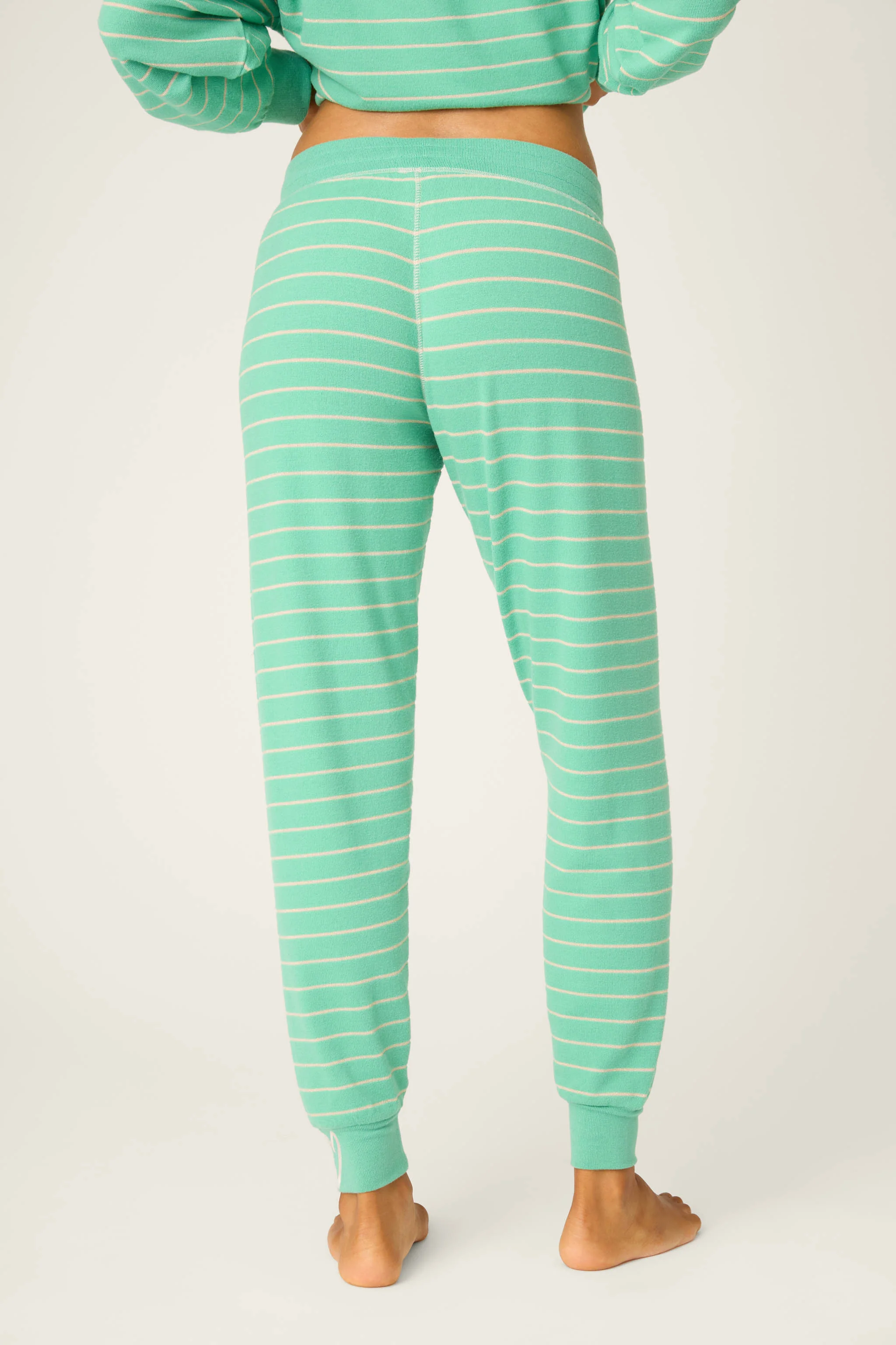 Peace & Pawlidays Stripe Banded Pants - Image 4