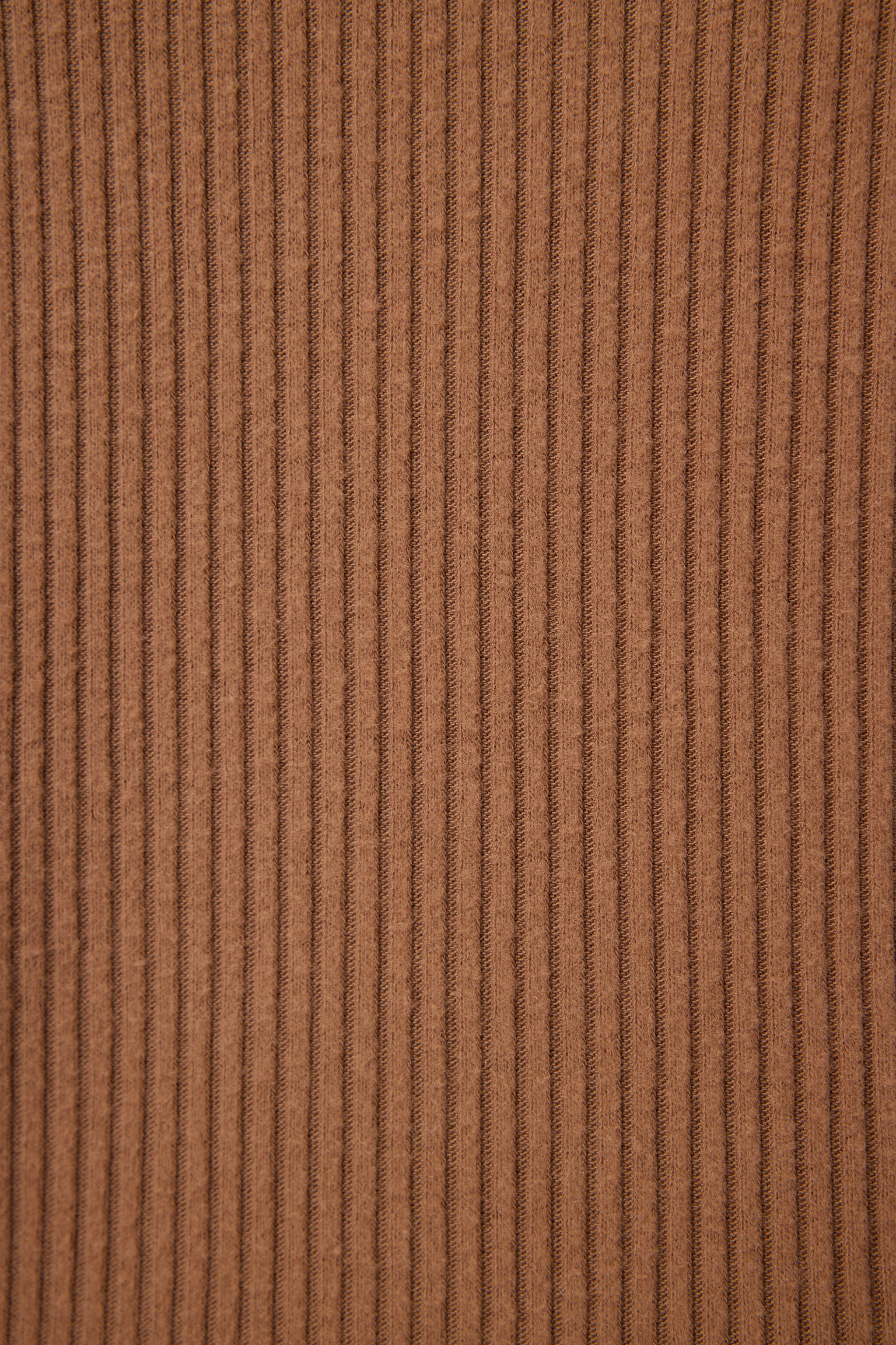 3-Piece Luxe Ribbed Brown PJ Set - Image 6