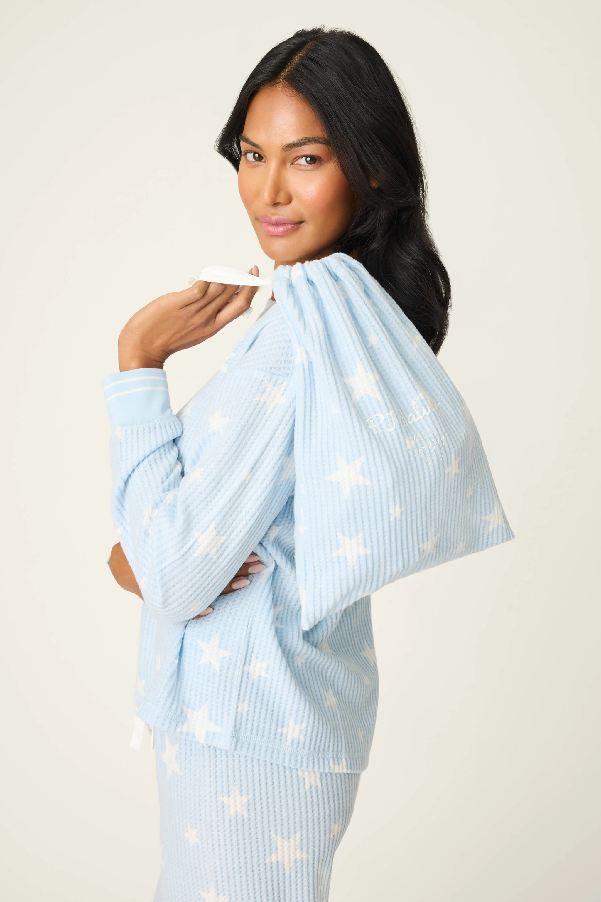 3-Piece Star Print Thermal Velour PJ Set - Image 5