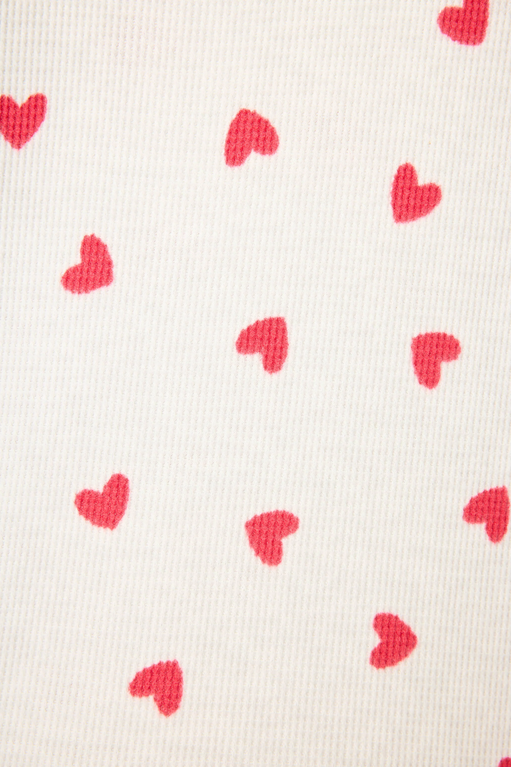 4-Piece Heart Print Thermal Lounge Set - Image 7