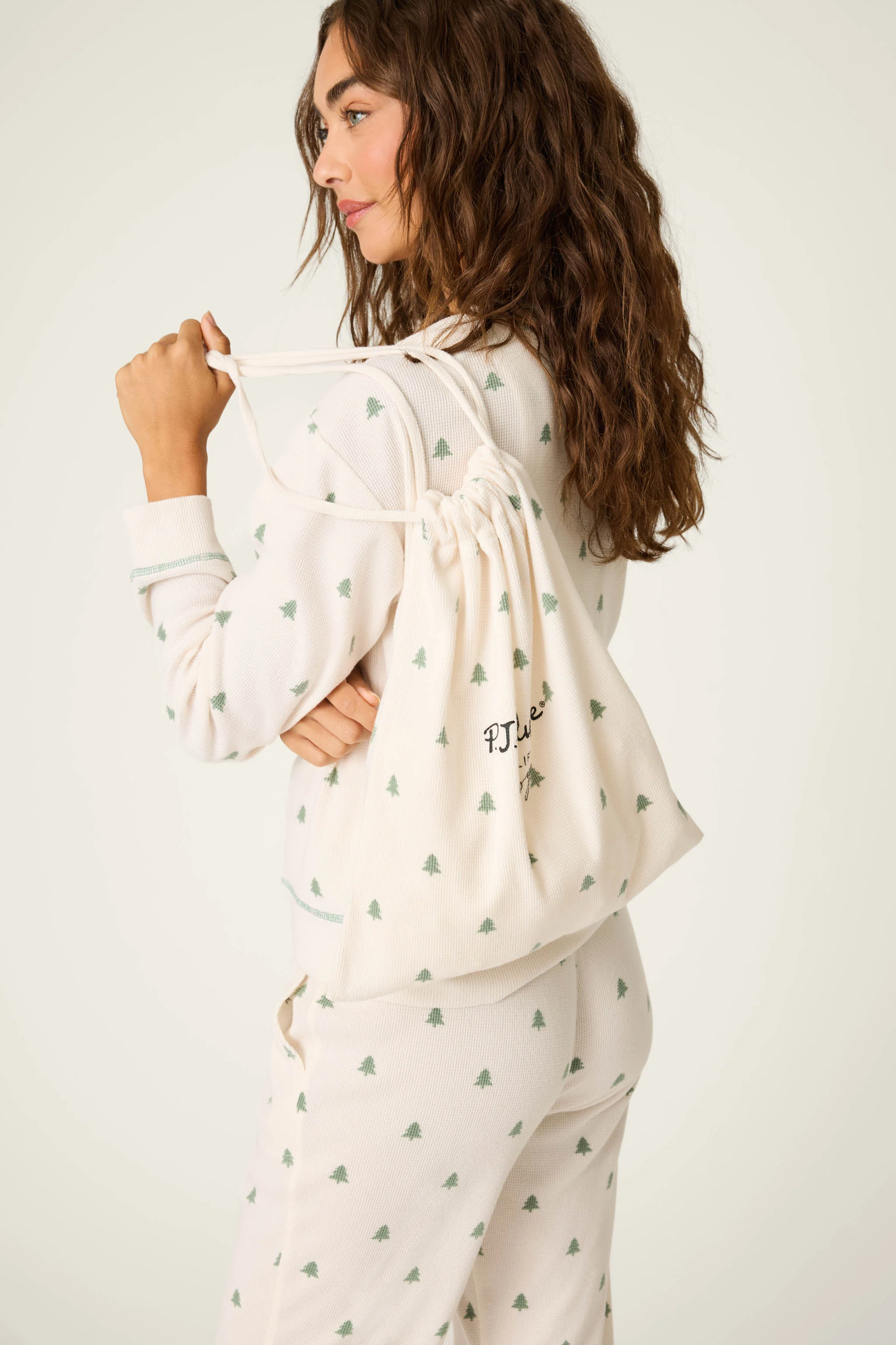 4-Piece Tree Print Thermal Lounge Set - Image 5