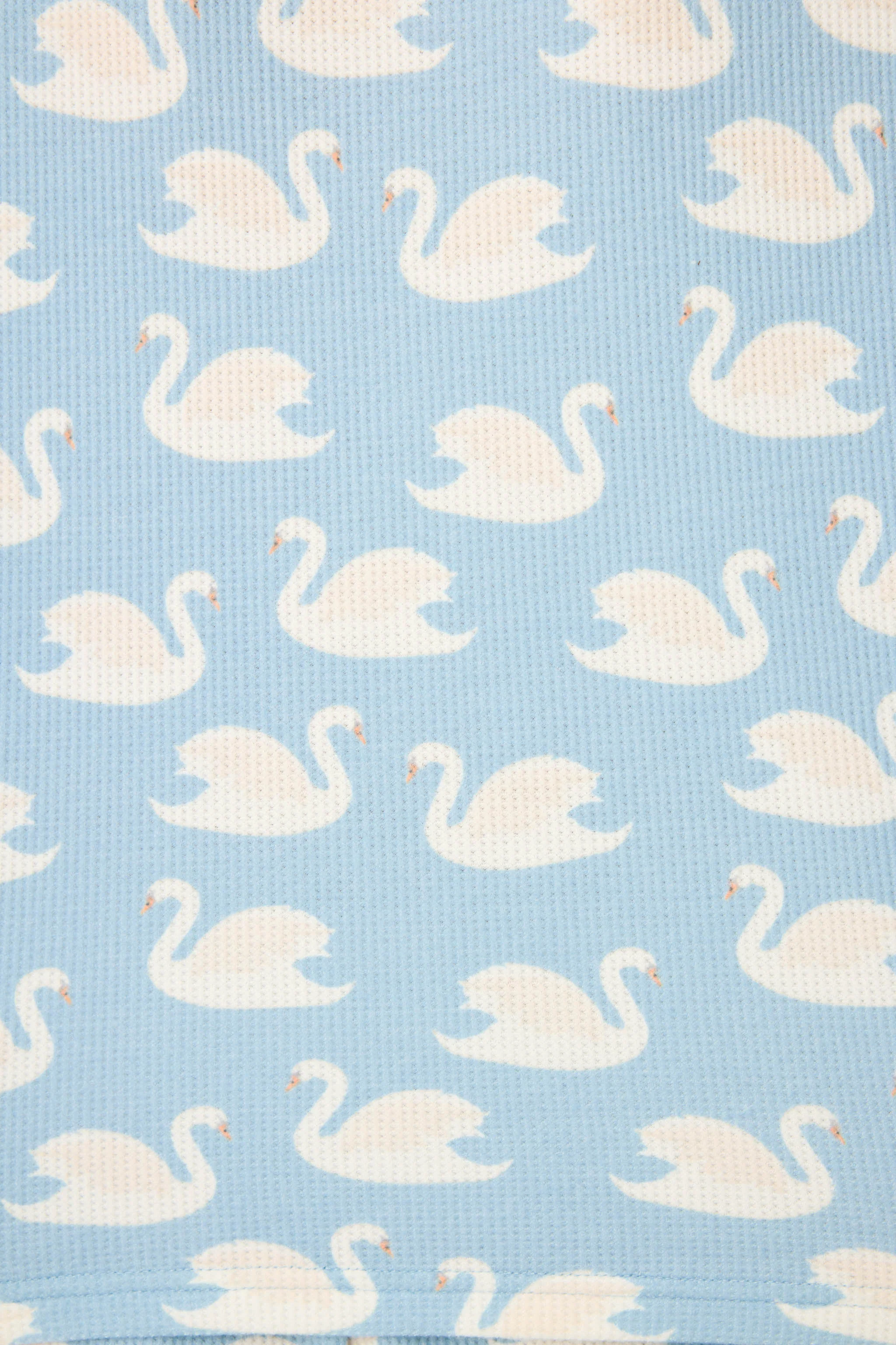 Boyfriend Boxer Swans-A-Swimming PJ Short Set - Image 2