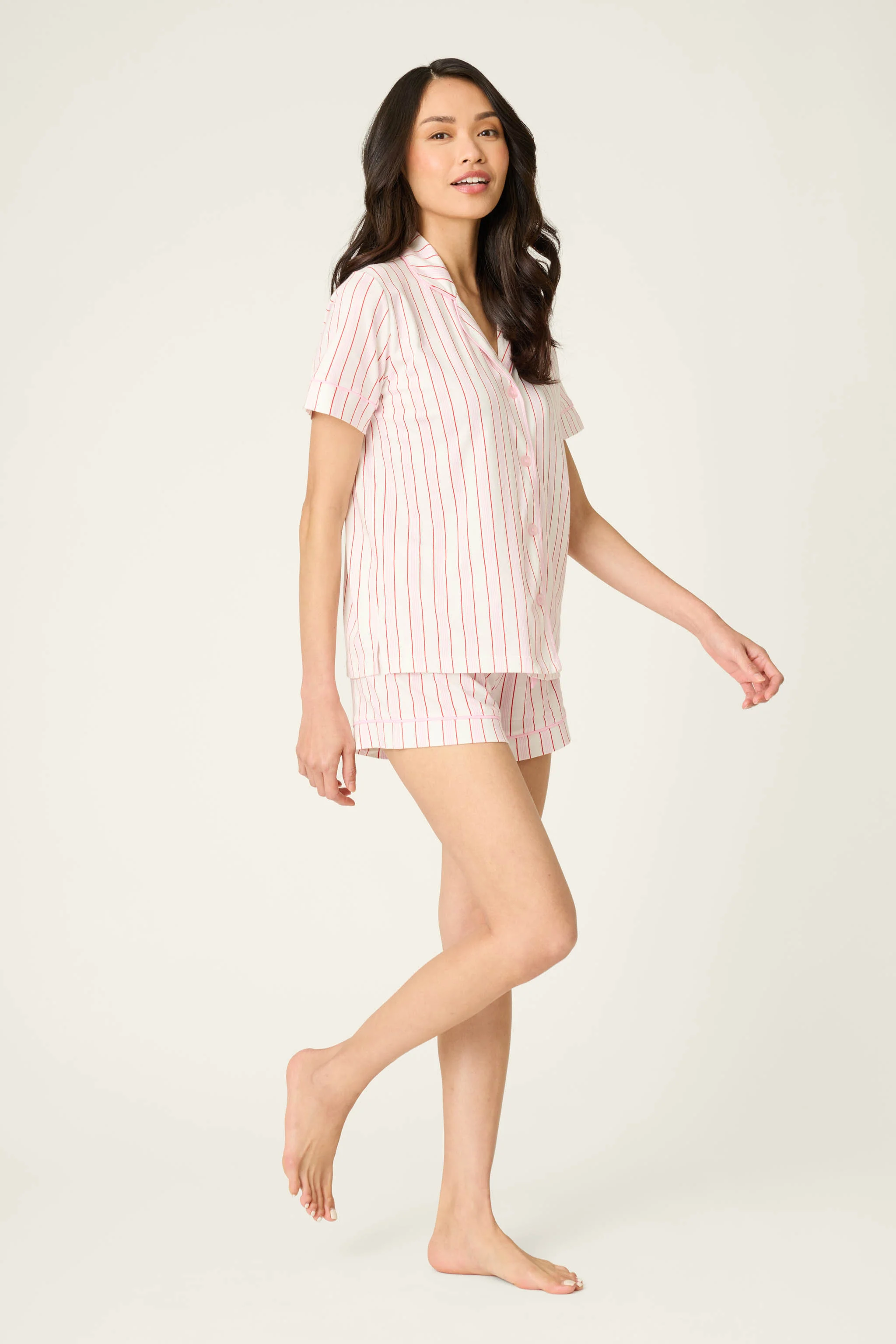 Feeling Love Striped 3-Piece PJ Set - Image 3
