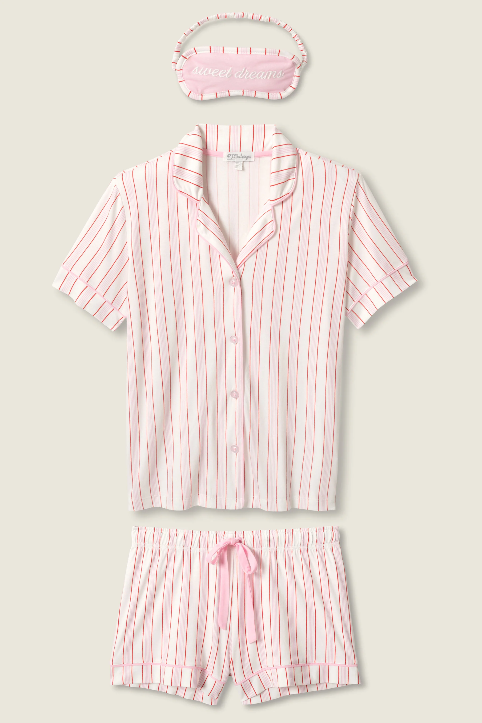 Feeling Love Striped 3-Piece PJ Set - Image 6