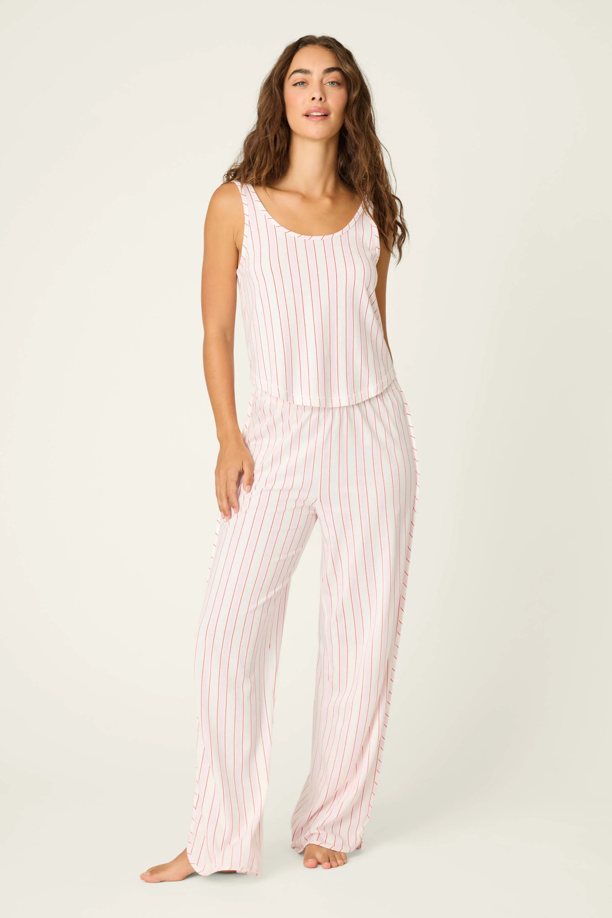Feeling Loved Striped Tank Top - Image 3