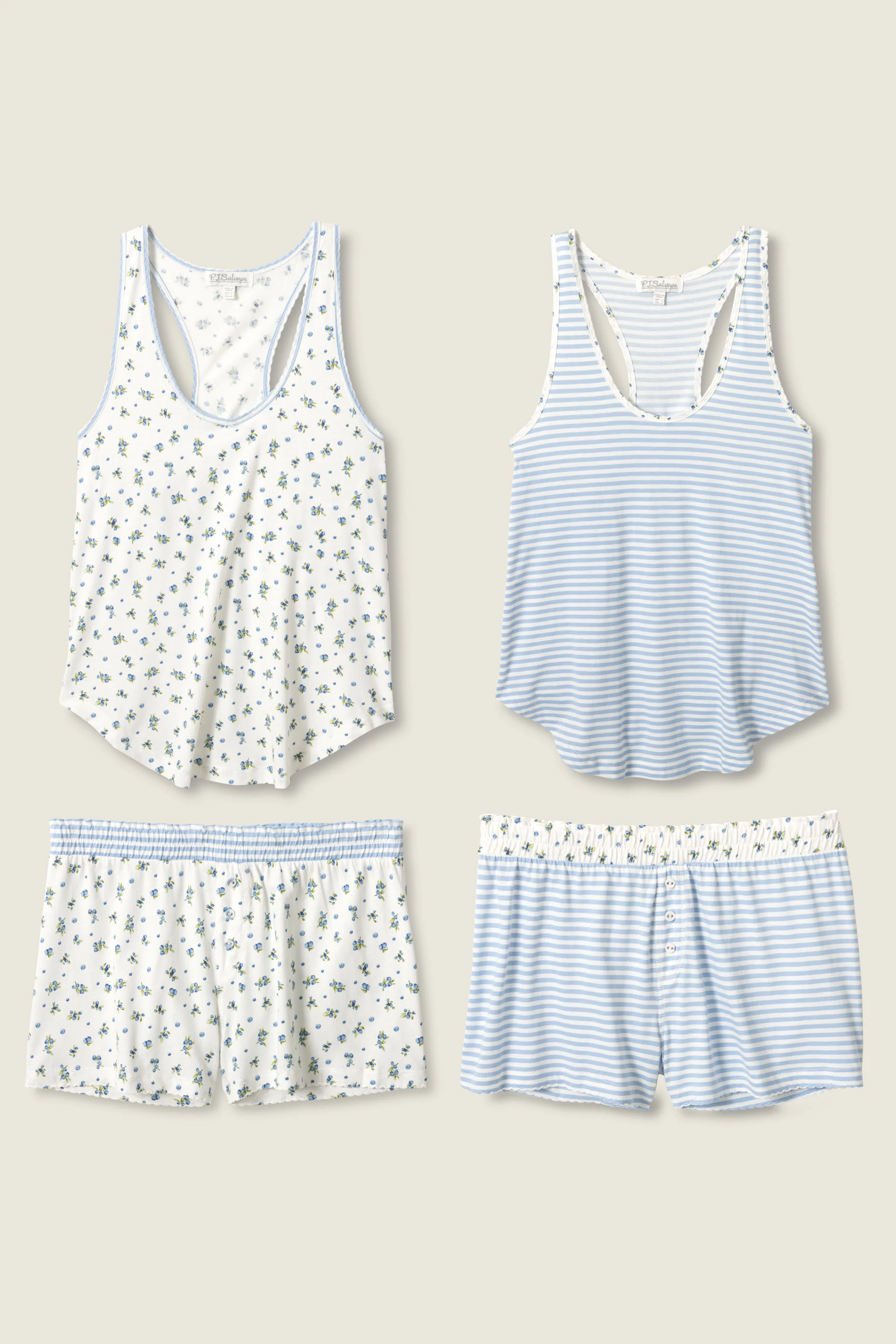Mix and Match Blueberry Dreams Sleep Set