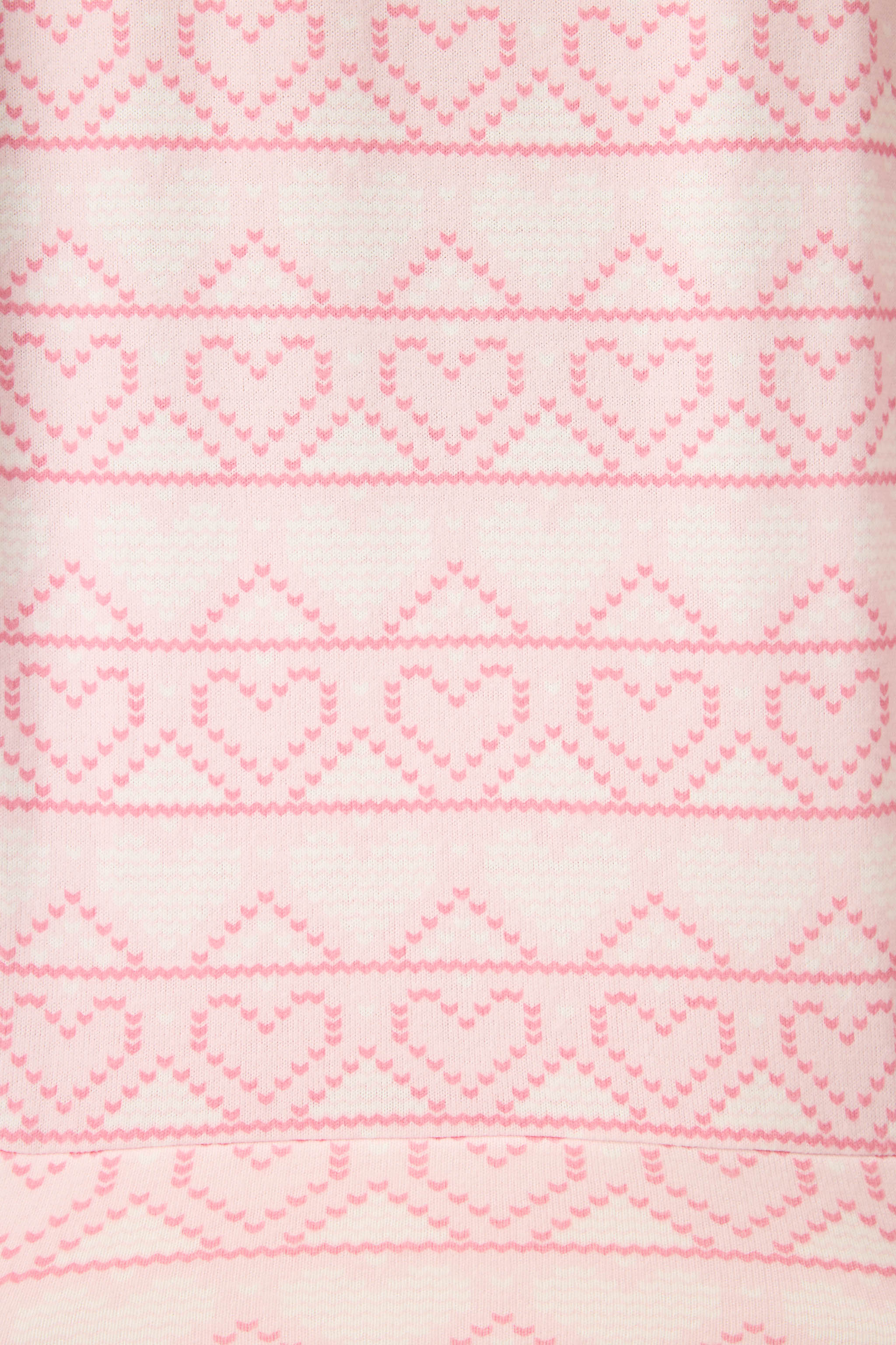 Fairisle Heart Print Peachy PJ Set - Image 2