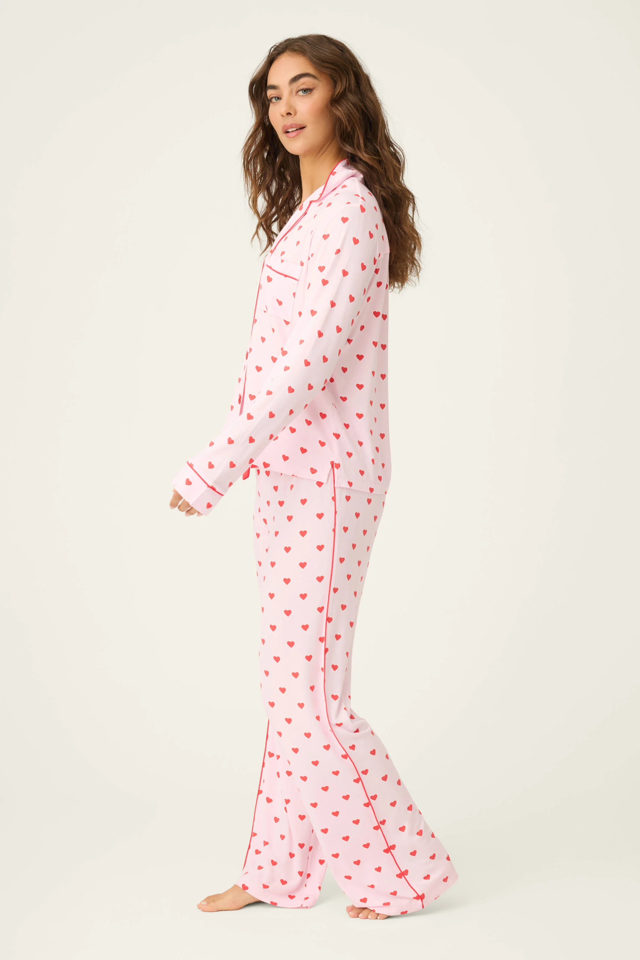 Wildest Dreams Heart Print 3-Piece PJ Set - Image 5