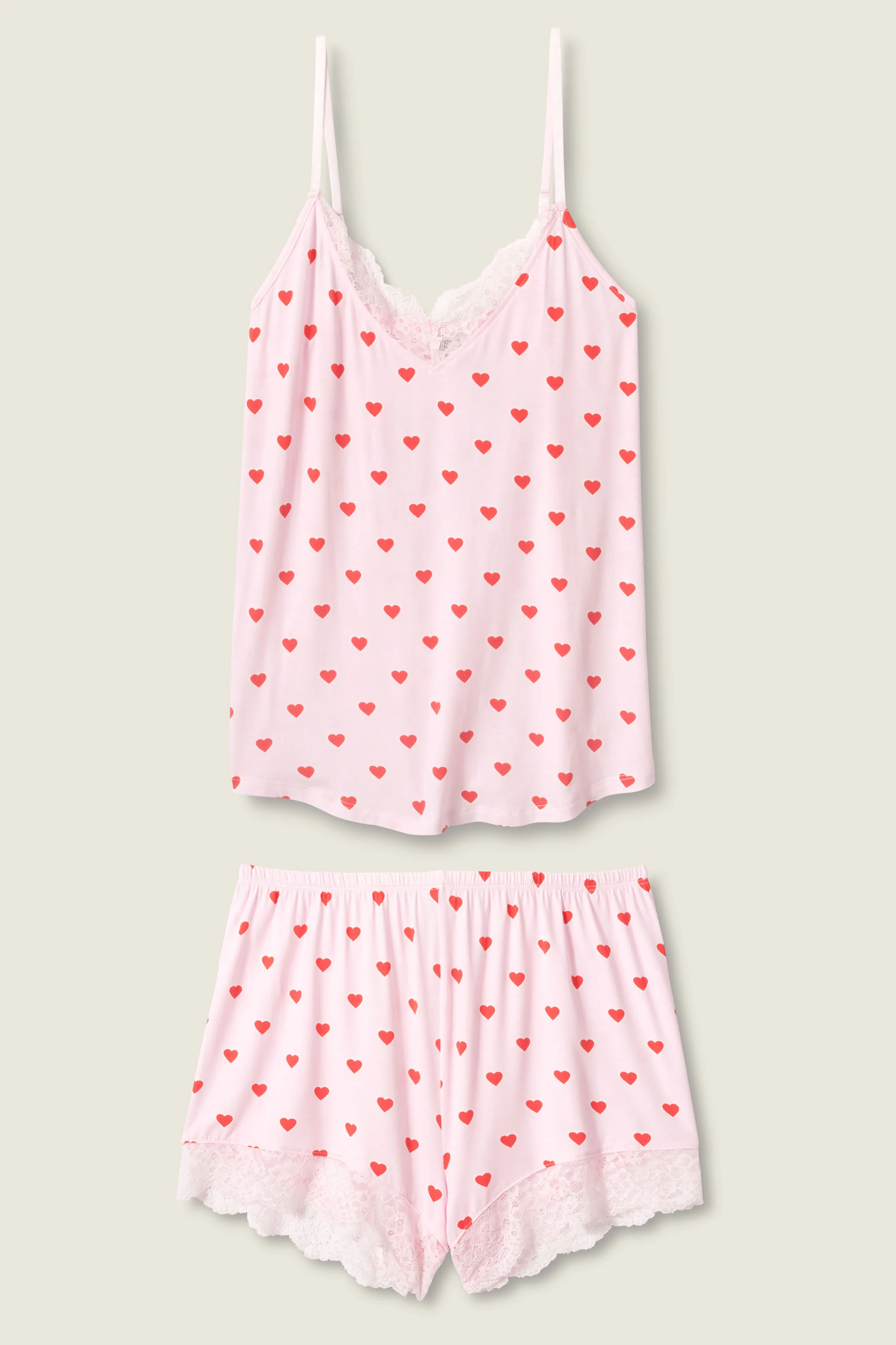 Wildest Dreams Heart Print Shorts Set - Image 2