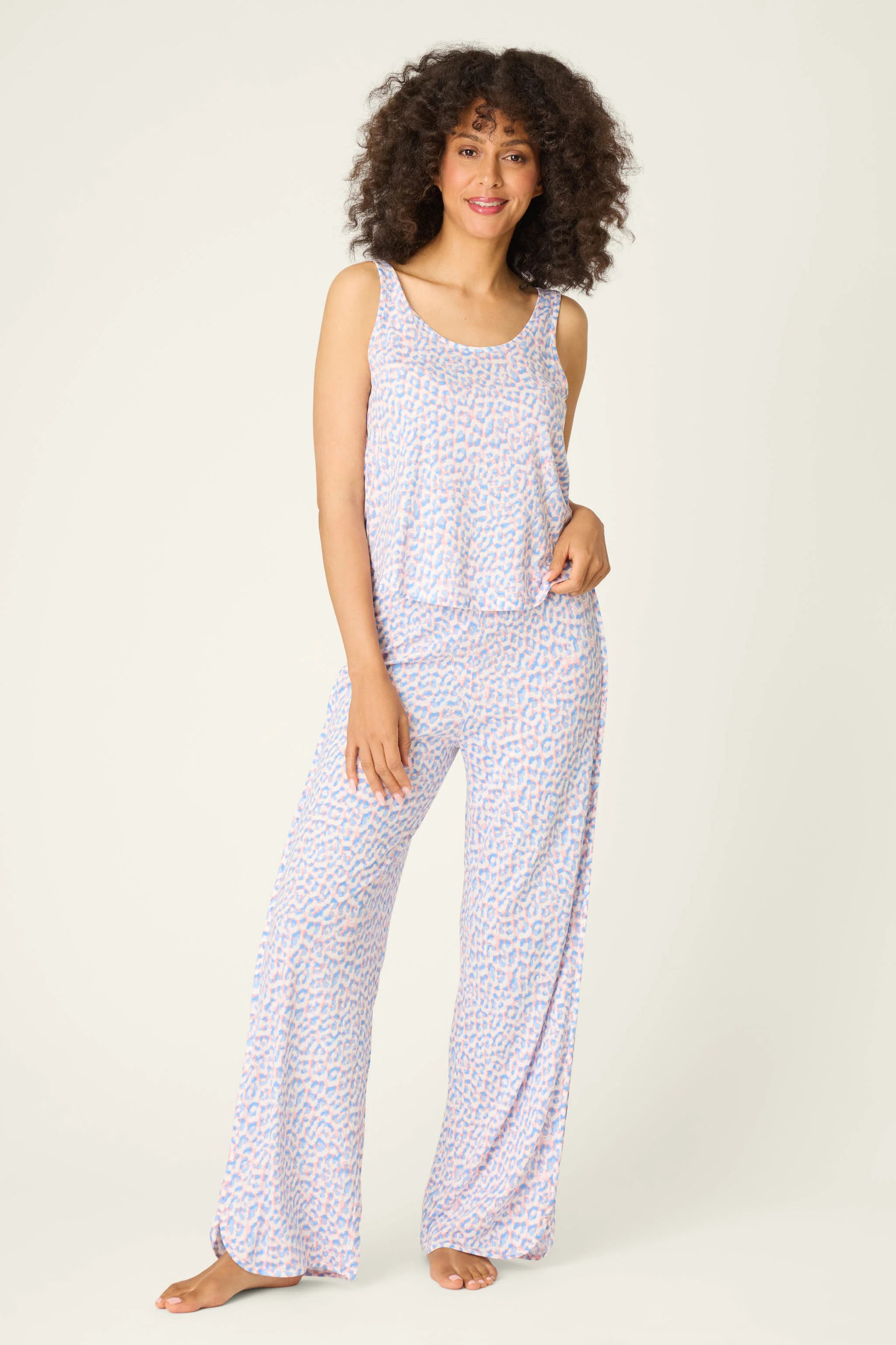 Animal Lover Leopard Print Open Leg Pants - Image 3