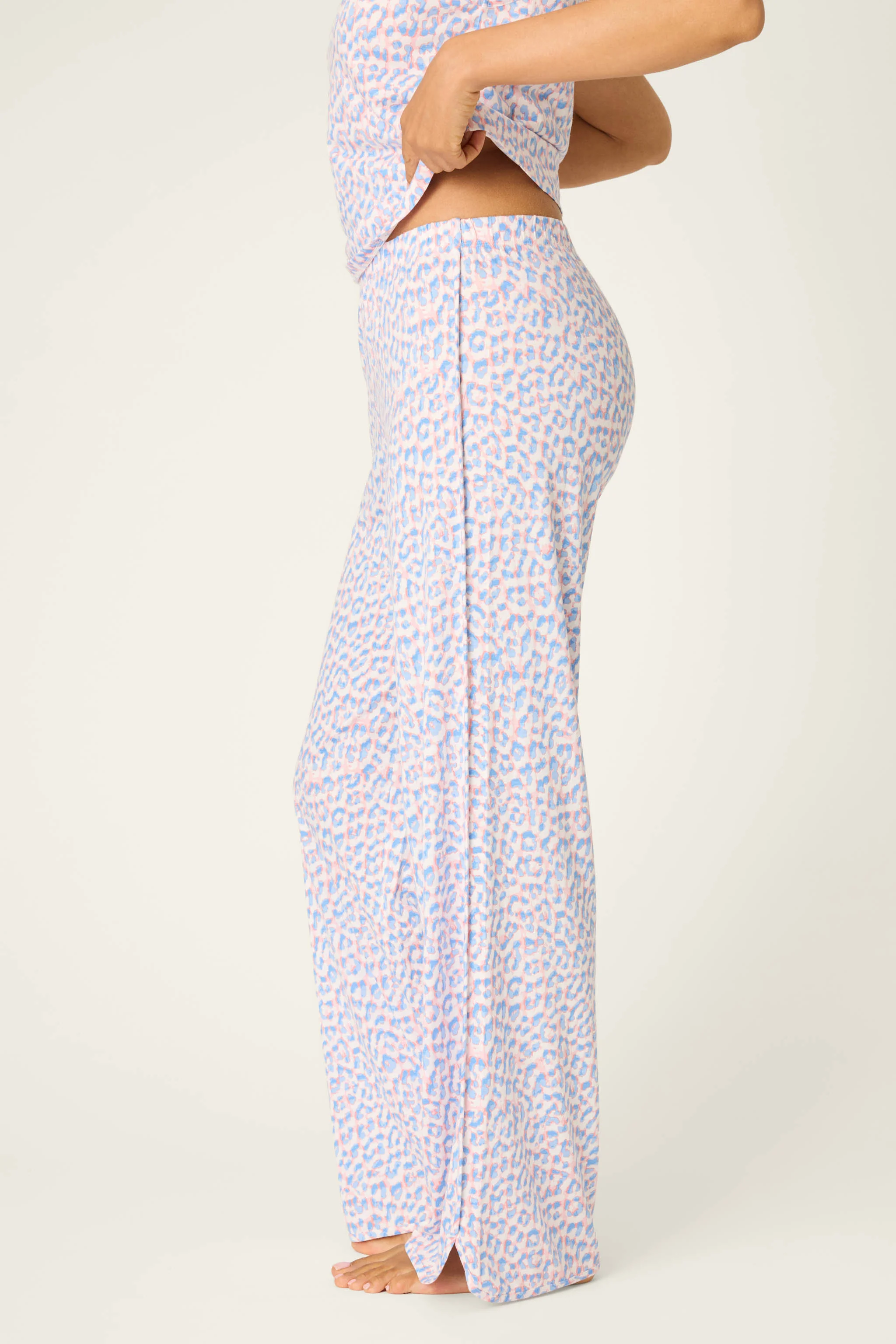 Animal Lover Leopard Print Open Leg Pants - Image 5