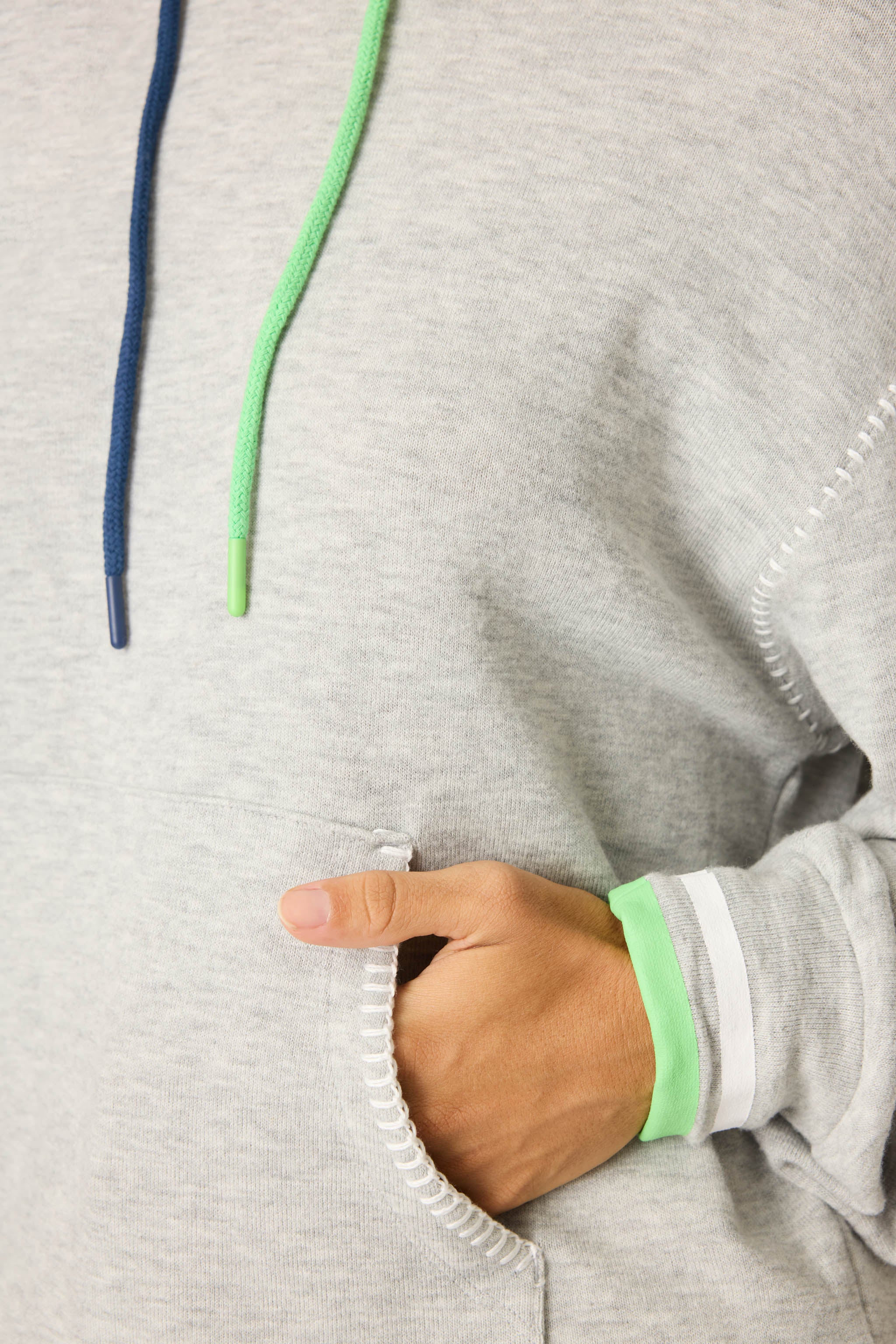 C'est La Vie Heather Grey Hoodie - Image 6