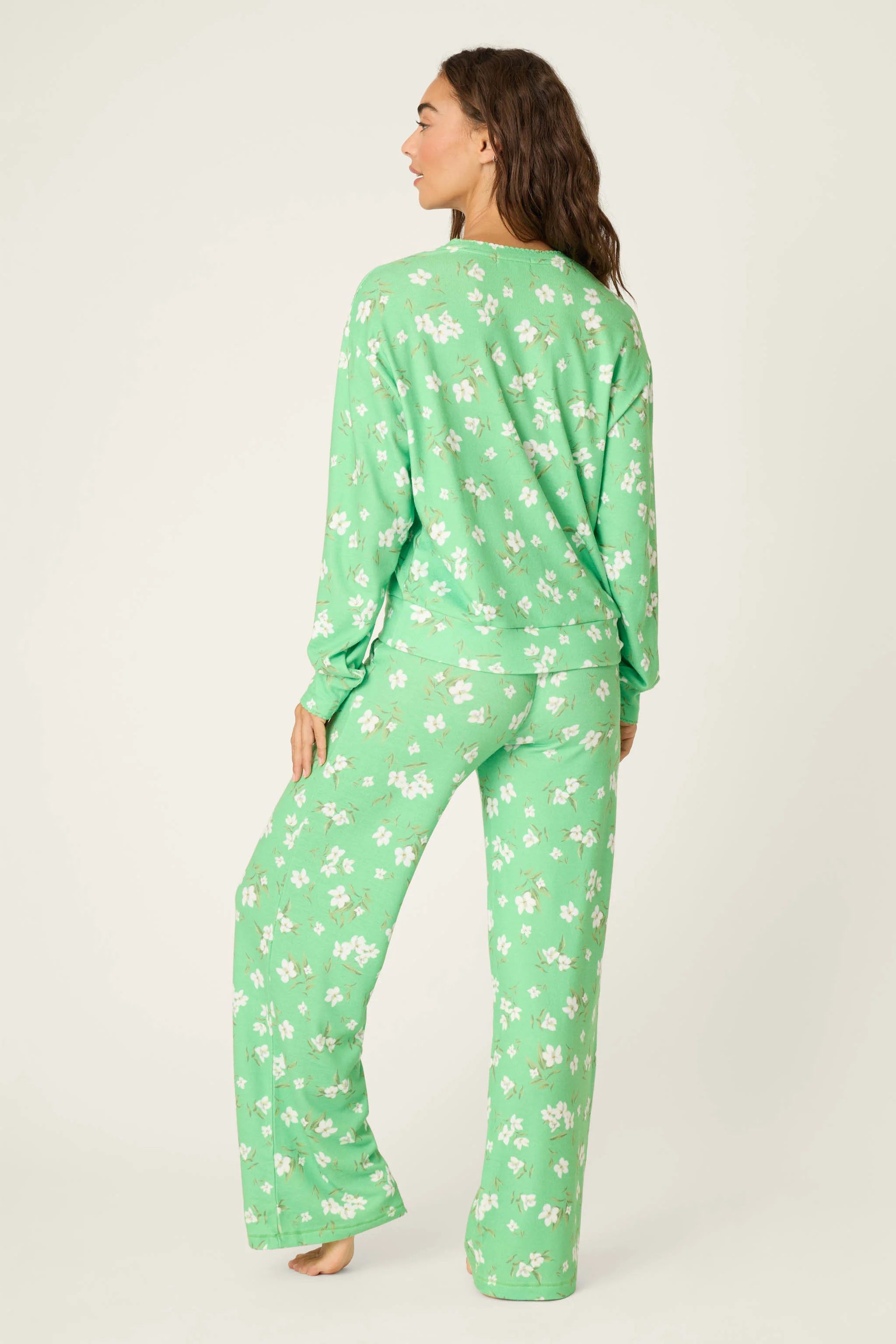 C'est La Vie Floral Print Lounge Set - Image 2