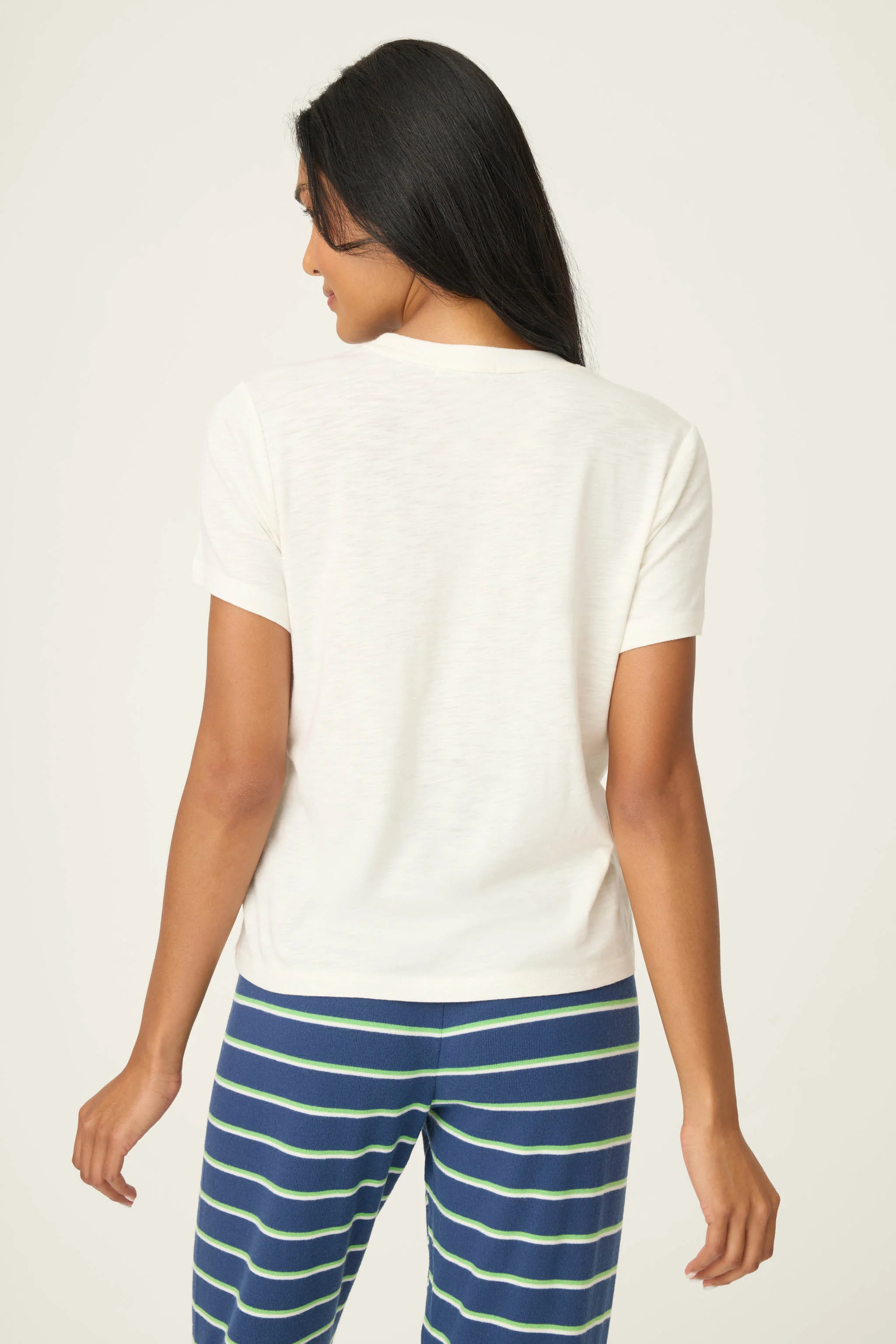 C'est La Vie Graphic Print Short Sleeve Top - Image 2