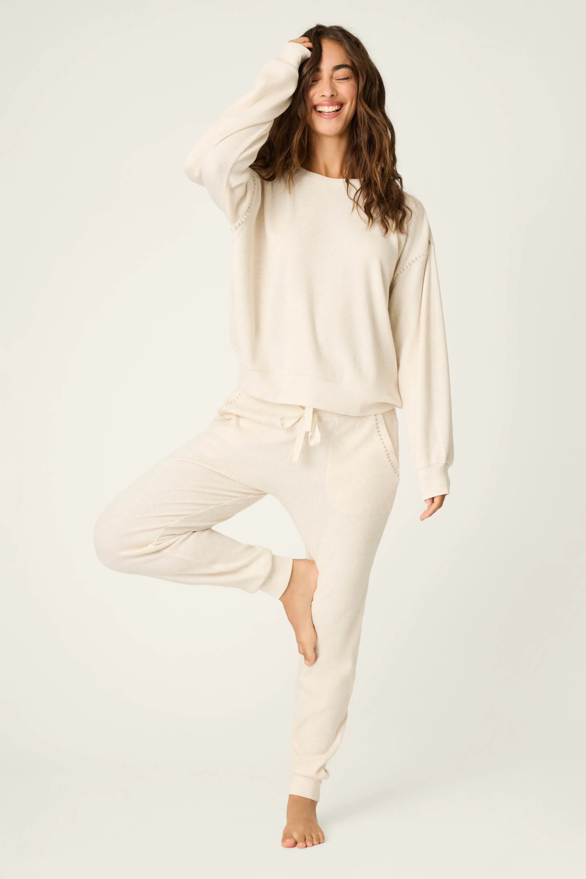 Cross Stitch Casuals Light Beige Lounge Set