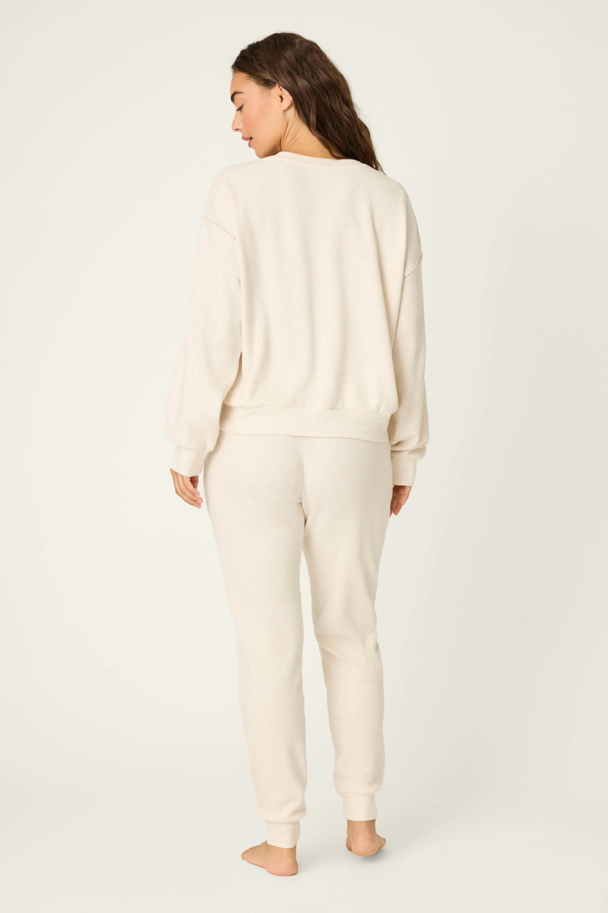 Cross Stitch Casuals Light Beige Lounge Set - Image 2