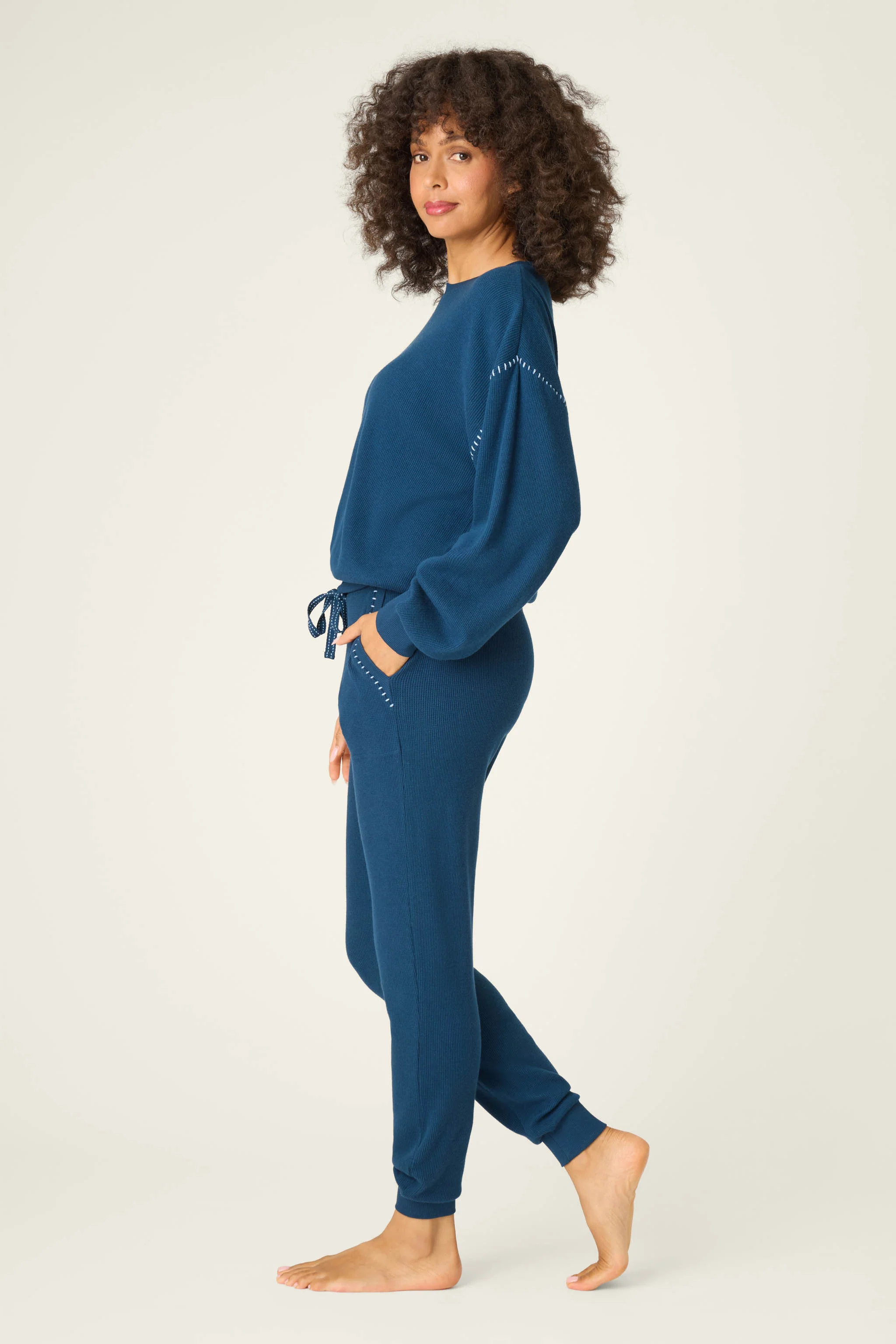 Cross Stitch Casuals Navy Lounge Set - Image 4