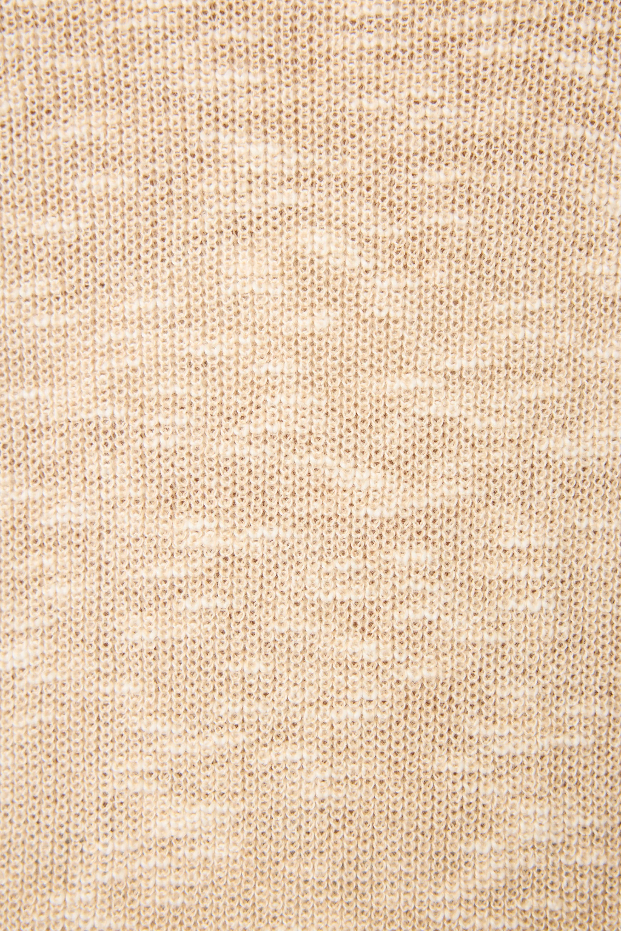 Cozy Up Cotton Heather Sand Cardigan - Image 6