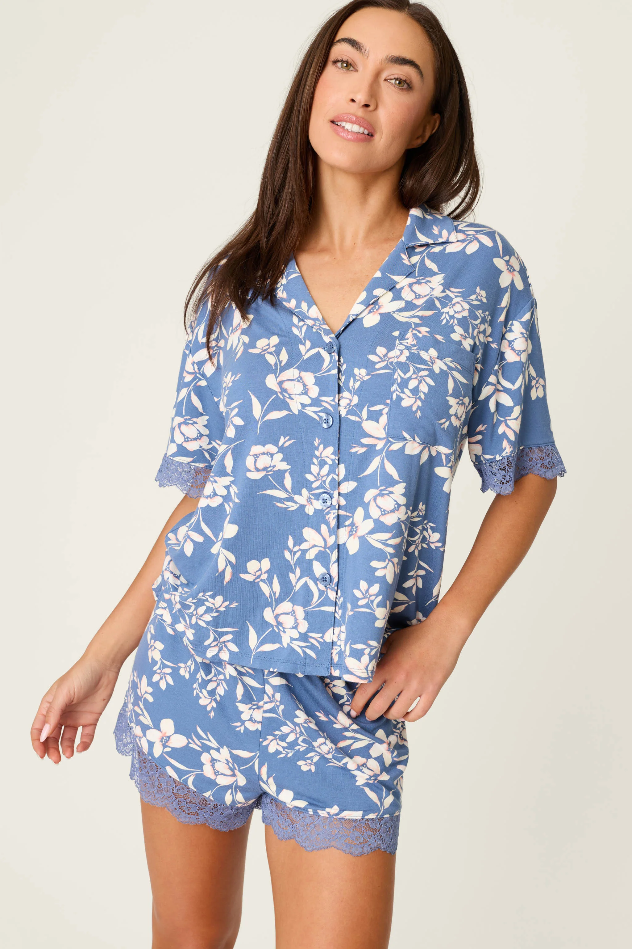 Flora Dreams Twilight Garden Short PJ Set - Image 4