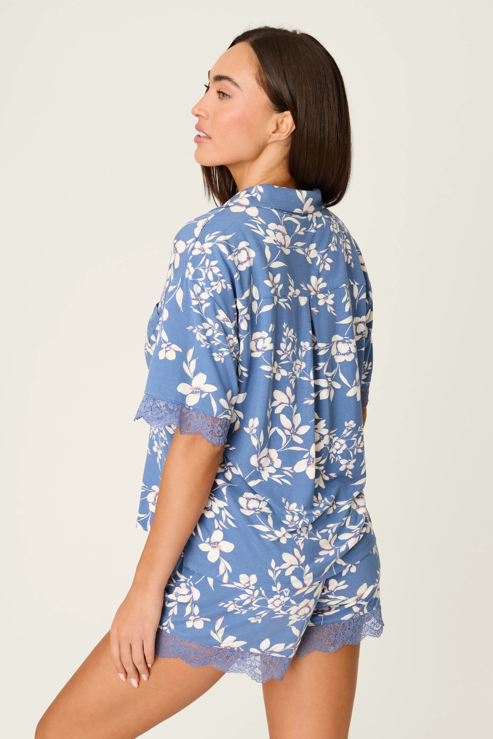 Flora Dreams Twilight Garden Short Sleeve Top - Image 3