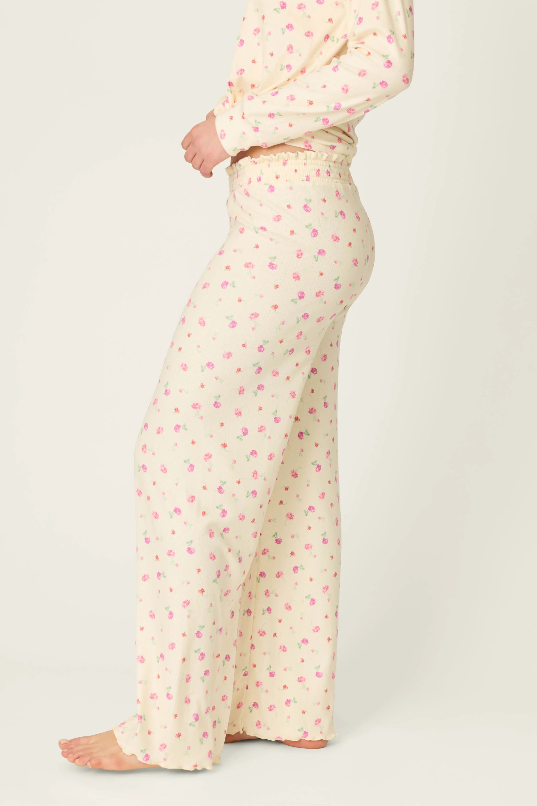 For the Mamas Butter Blooms Open Leg Pajama Pants - Image 5