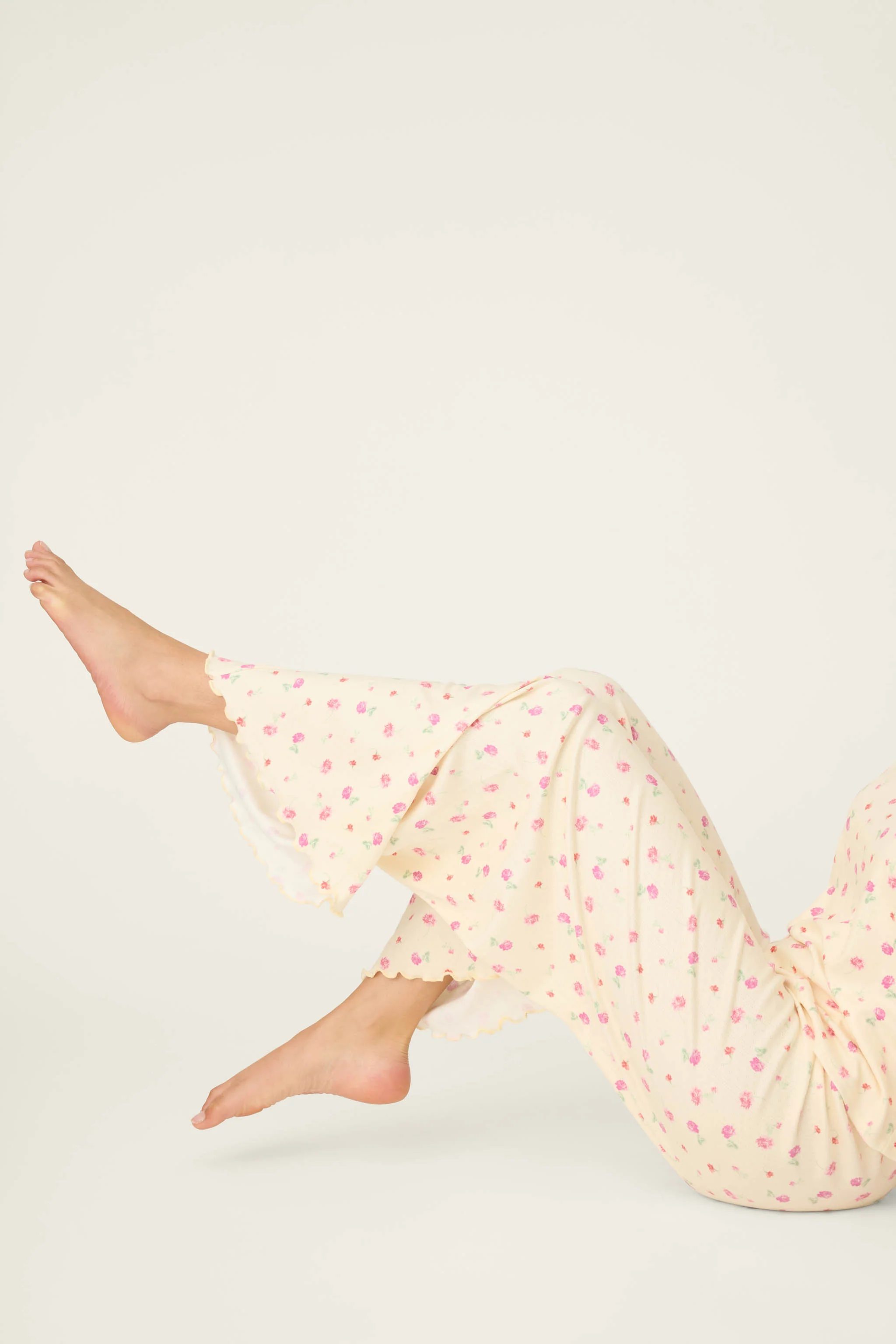 For the Mamas Butter Blooms Open Leg Pajama Pants - Image 6