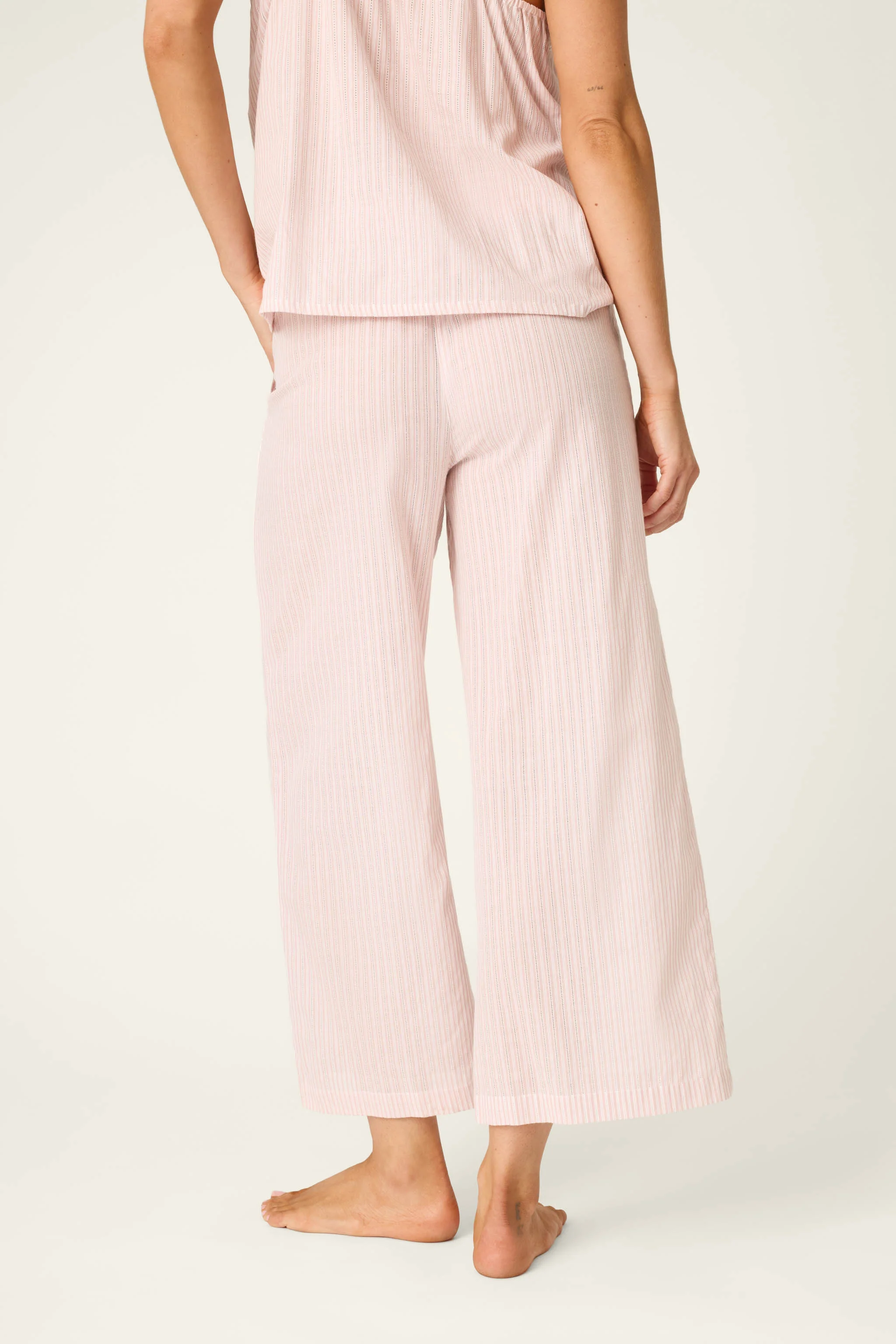 On Cloud Nine Silver Rose Cropped Pants - Image 4