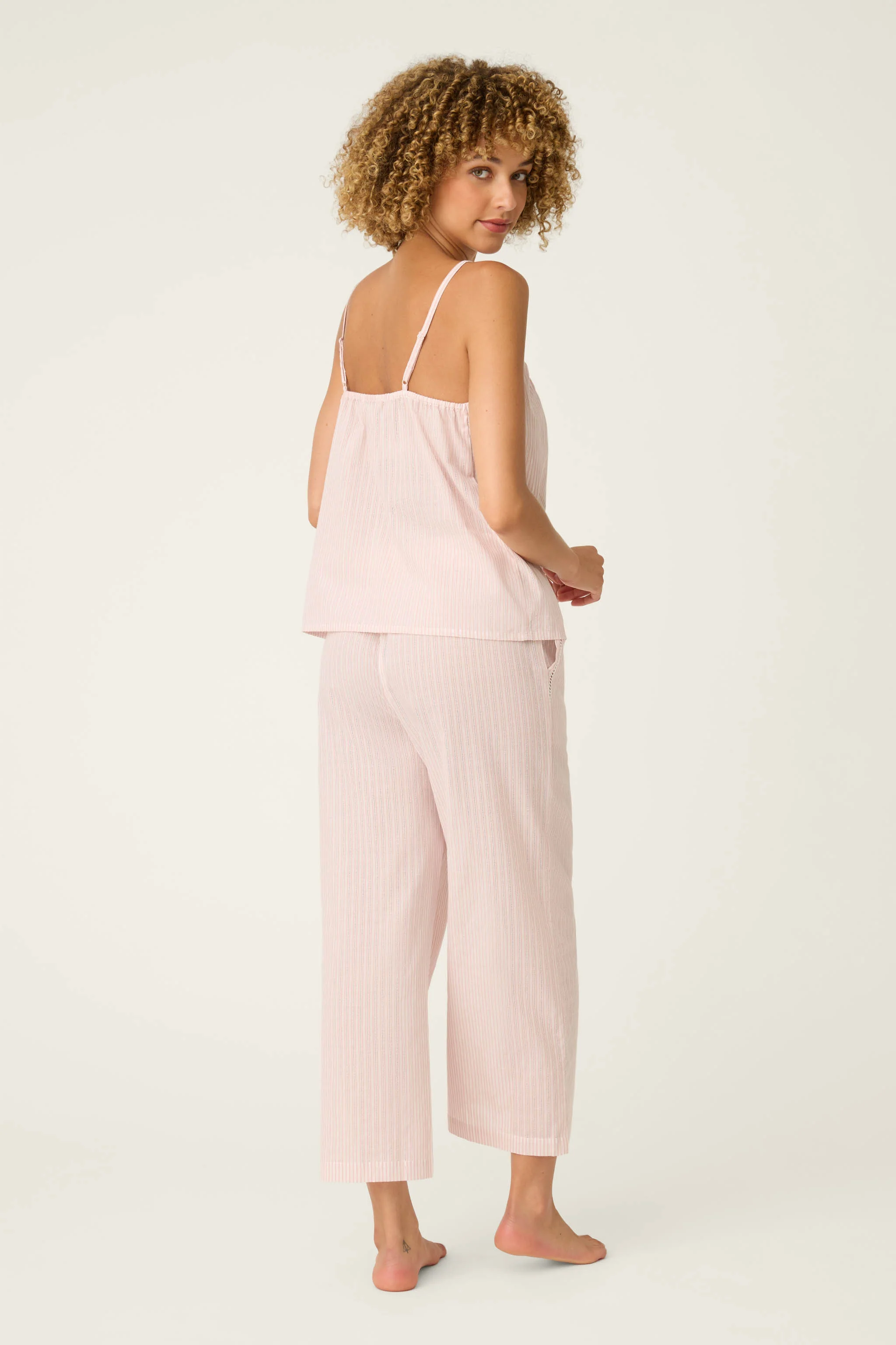 On Cloud Nine Silver Rose Long PJ Set - Image 4