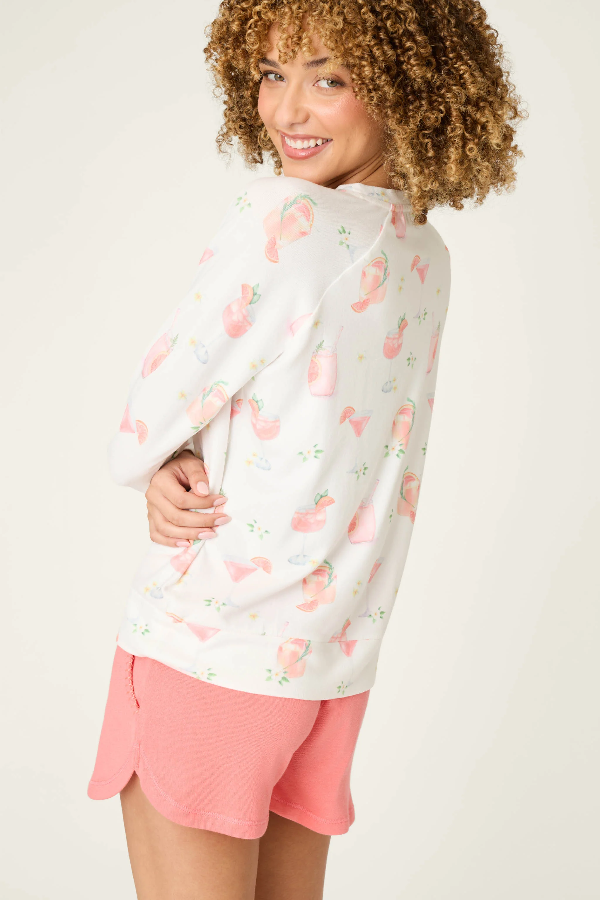 Paloma Mama Sweet Sips Long Sleeve Top - Image 4