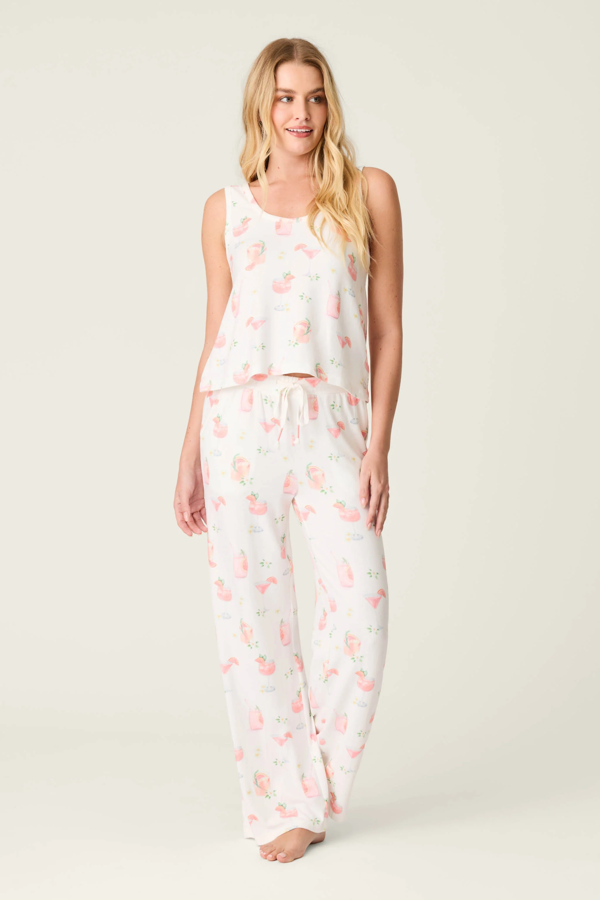Paloma Mama Sweet Sips Open Leg Pajama Pants - Image 3