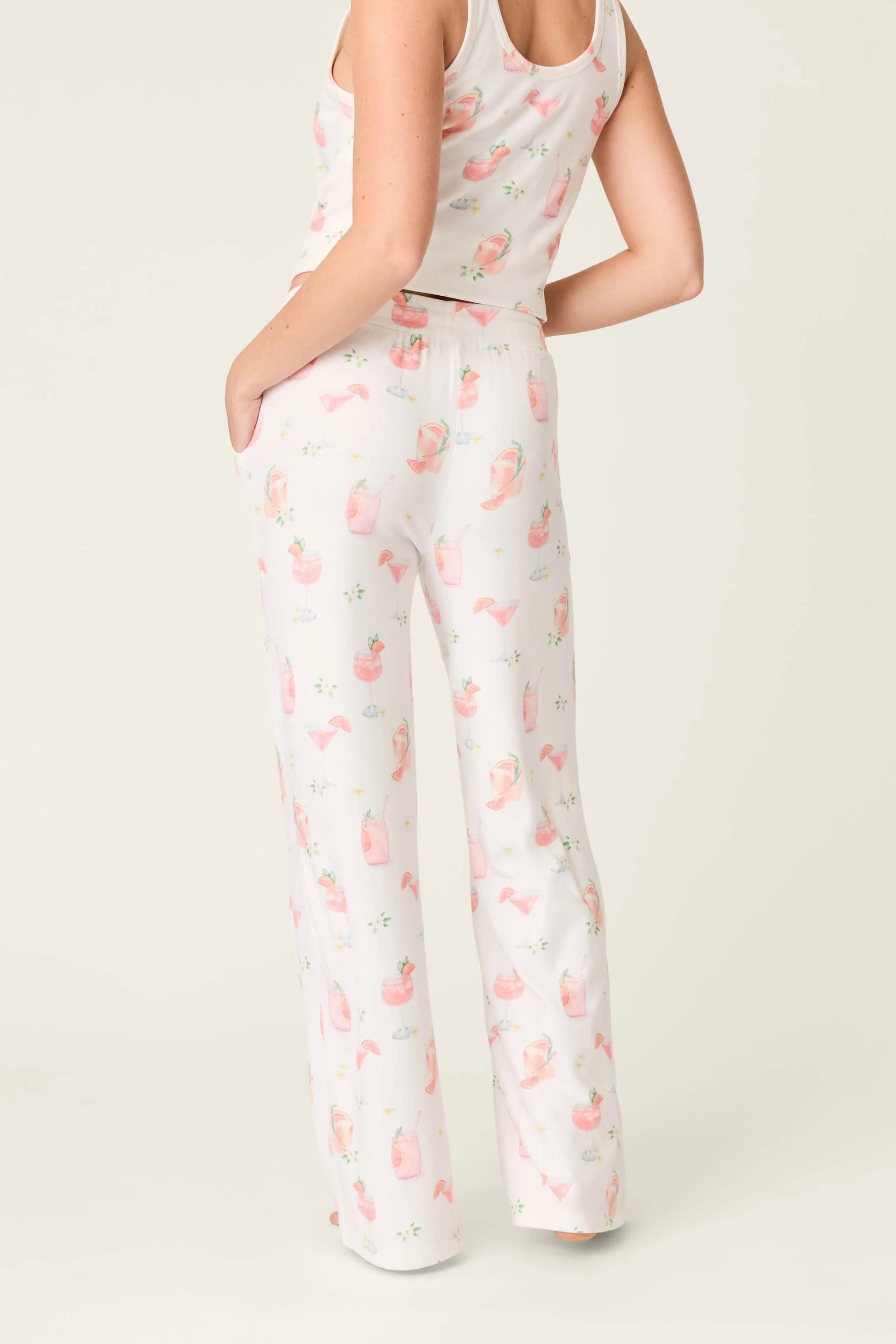 Paloma Mama Sweet Sips Open Leg Pajama Pants - Image 4